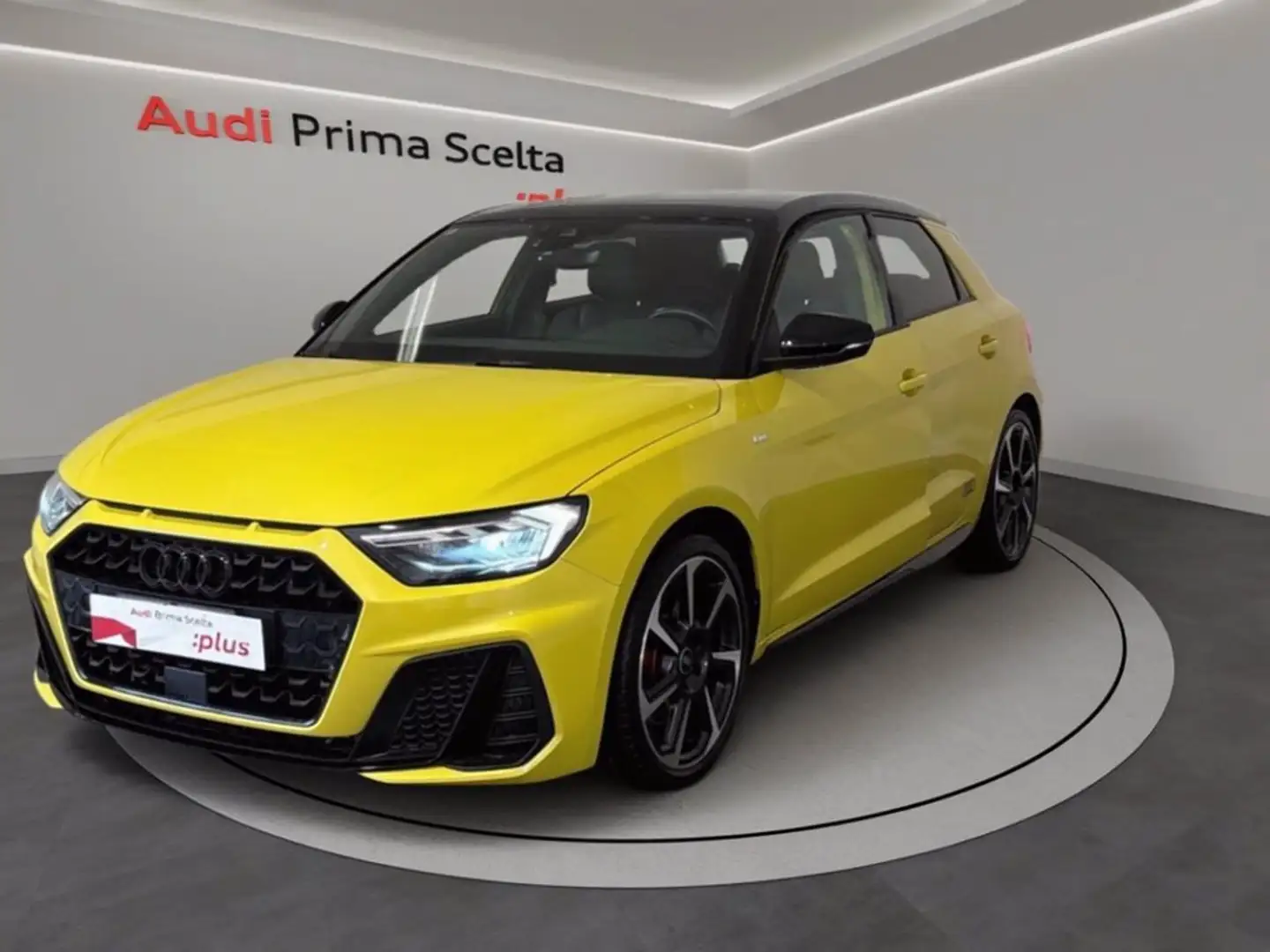 Audi A1 sportback 35 1.5 tfsi s line competition s-tronic Jaune - 1