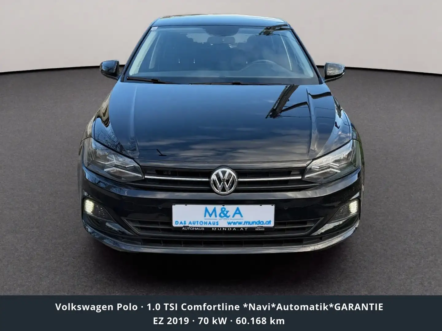 Volkswagen Polo 1.0 TSI Comfortline *Navi*Automatik*GARANTIE Schwarz - 2