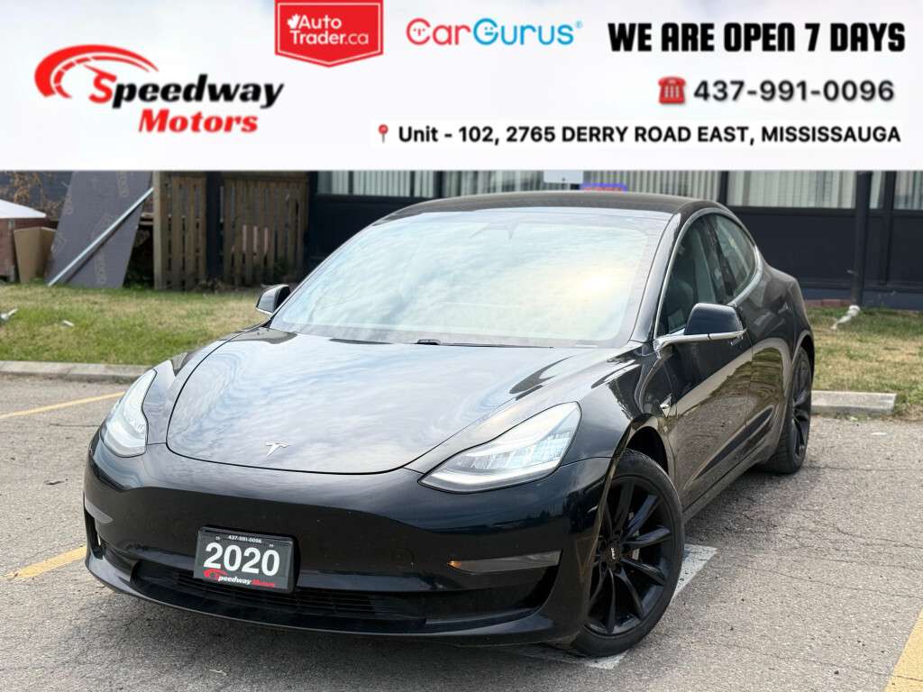 2020 Tesla Model 3 STANDARD RANGE PLUS RWD/ NO ACCIDENT/ LEATHER/ HEA
