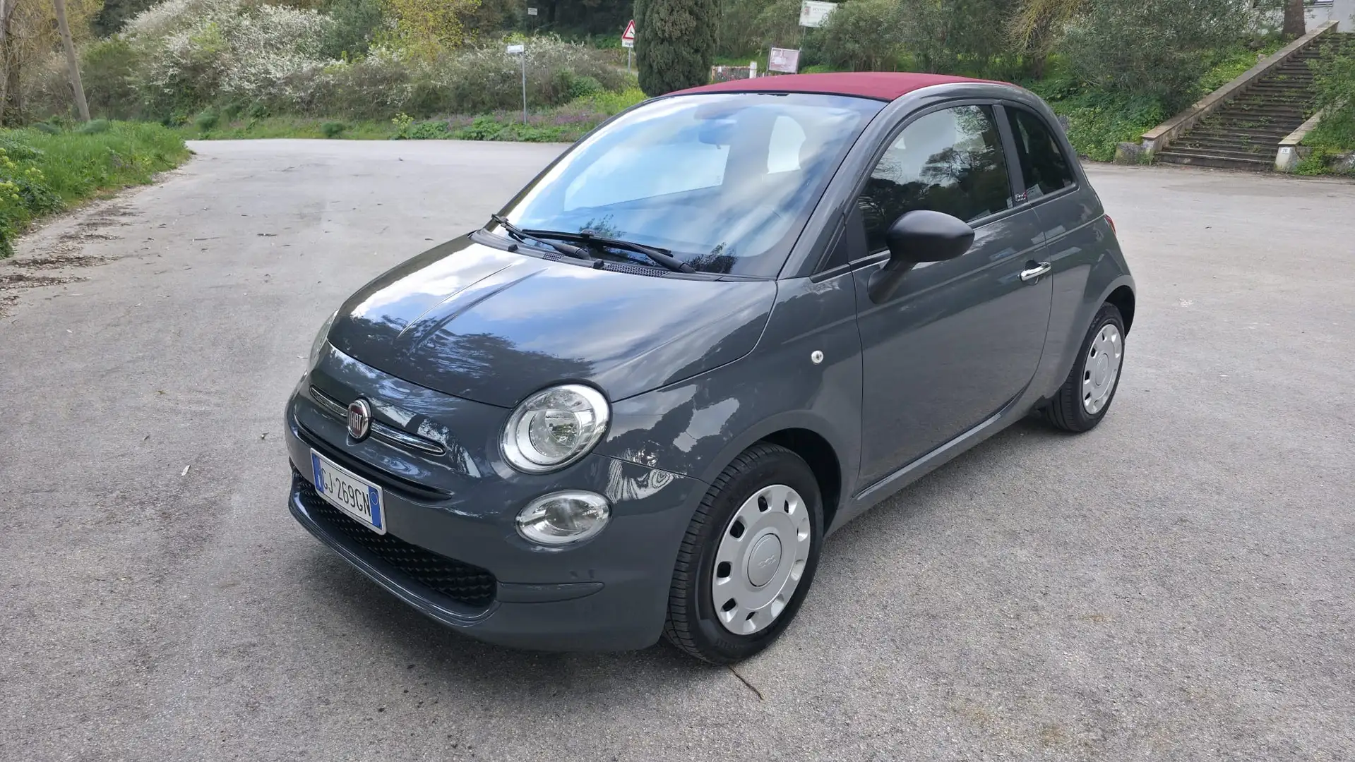Fiat 500C 1.0 hybrid Cult 70cv Gris - 1