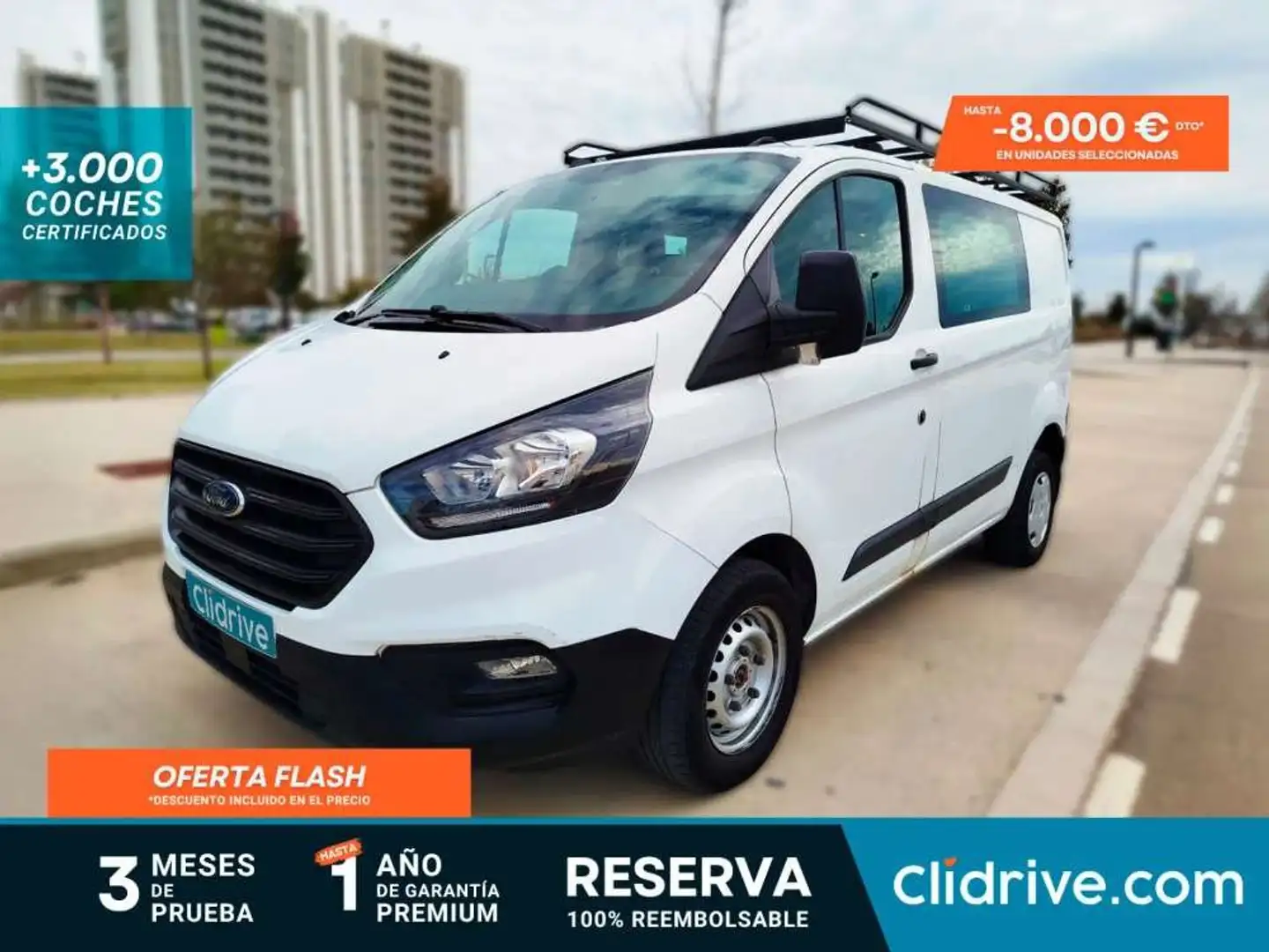 Ford Transit Custom FT 310 L1 Mixto Ambiente M1 105 Blanco - 1