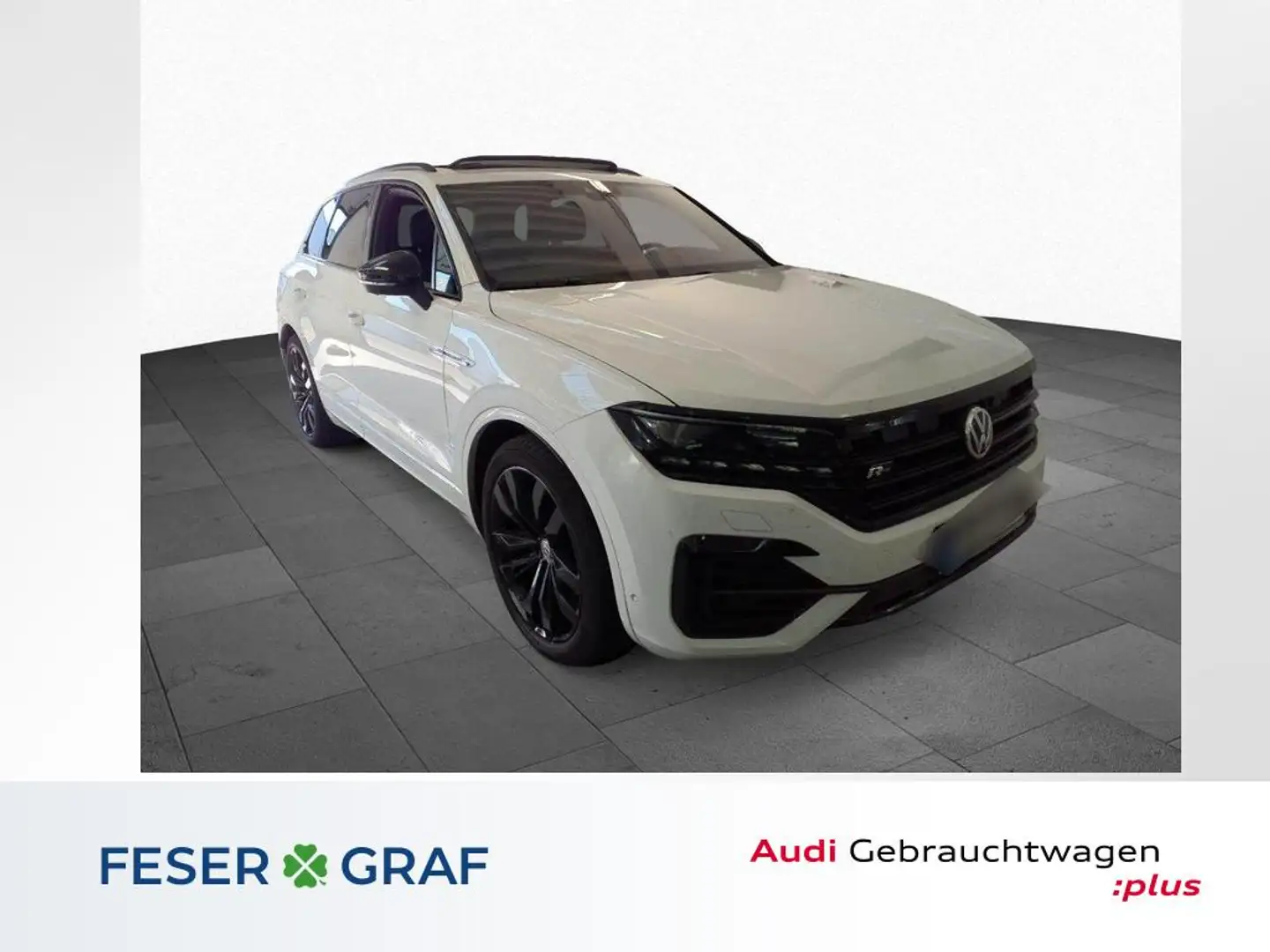 Volkswagen Touareg 3.0 TDI R Line ACC 360° AHK Pano HUD Weiß - 1