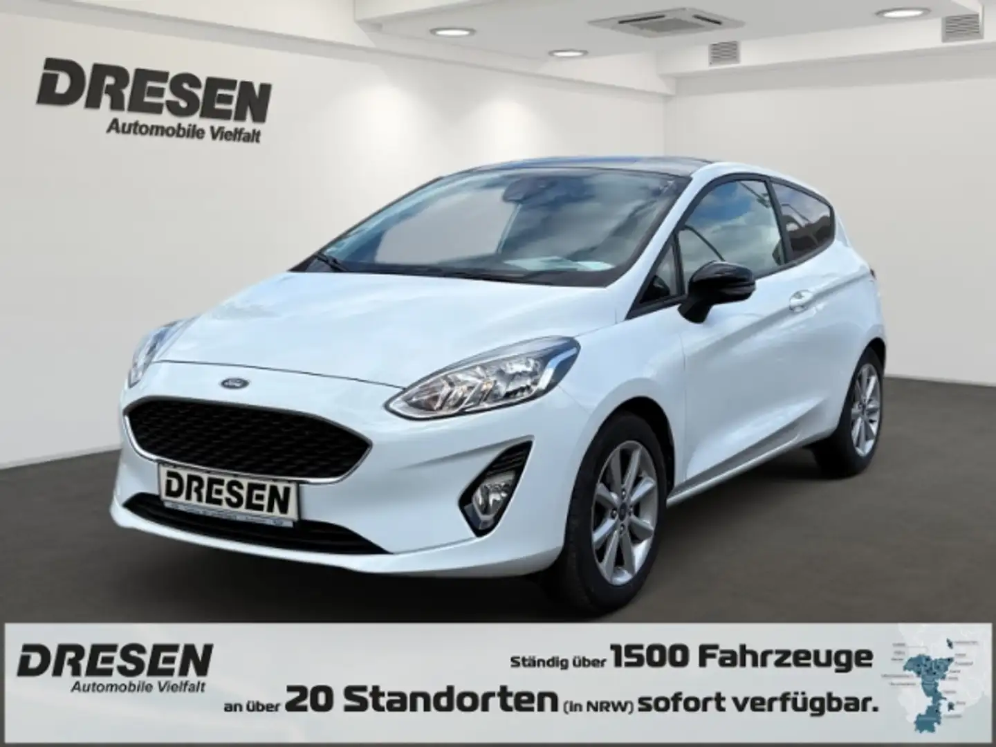 Ford Fiesta Cool & Connect 1.1 Klima SHZ Spurhalteass. Notbrem Weiß - 1