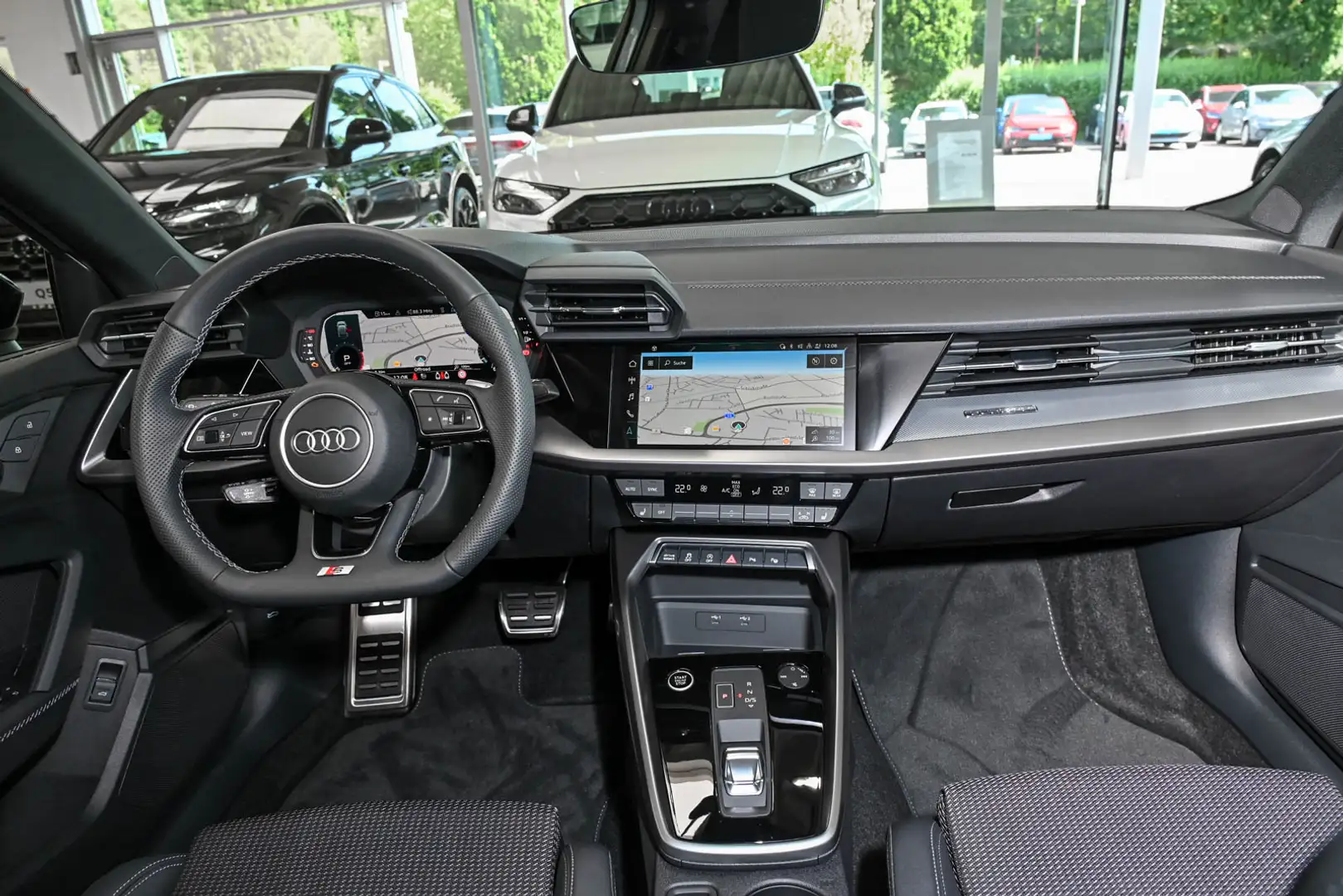 Audi A3 Sportback 40 TFSI quattro S line Blanc - 2