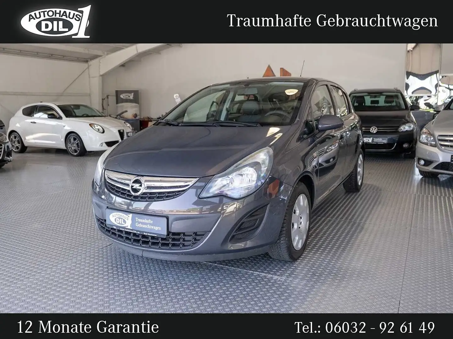 Opel Corsa 5-Türer 1.4 16V Selection Grau - 1