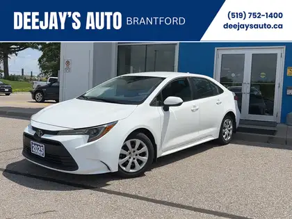 White 2025 Toyota Corolla Sedan Front-Wheel Drive Automatic