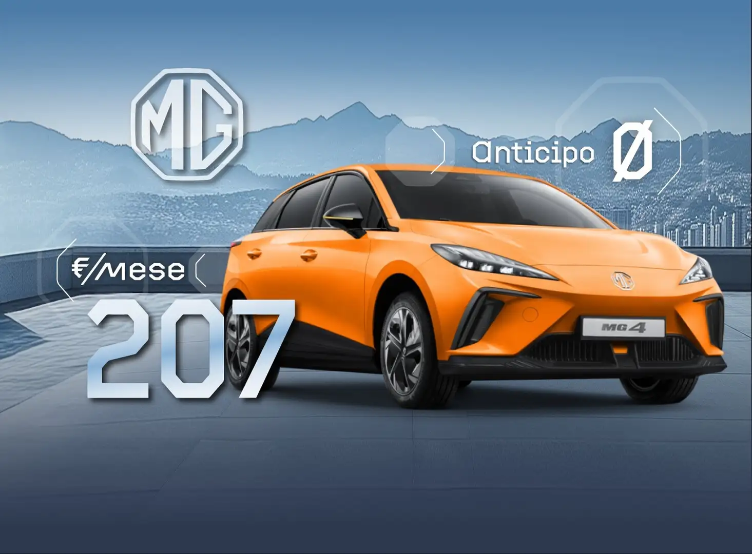 MG MG4 Elettrica Standard 125 KW (170 CV) Oranje - 1