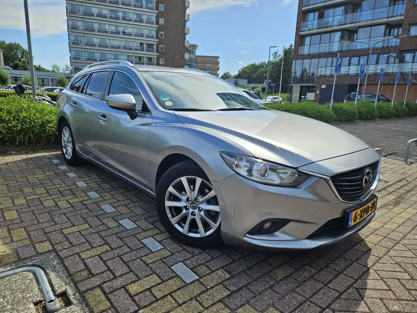 Mazda 6 2.2D Skylease Zilver - 1