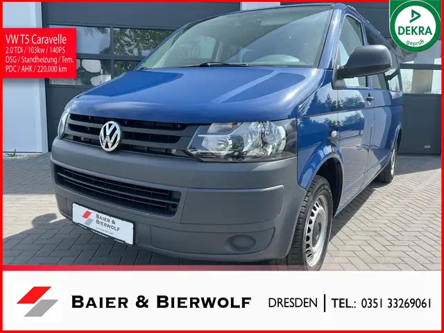 Volkswagen T5 Caravelle lang 9 SP DSG PDC AHK Standh. Tempo