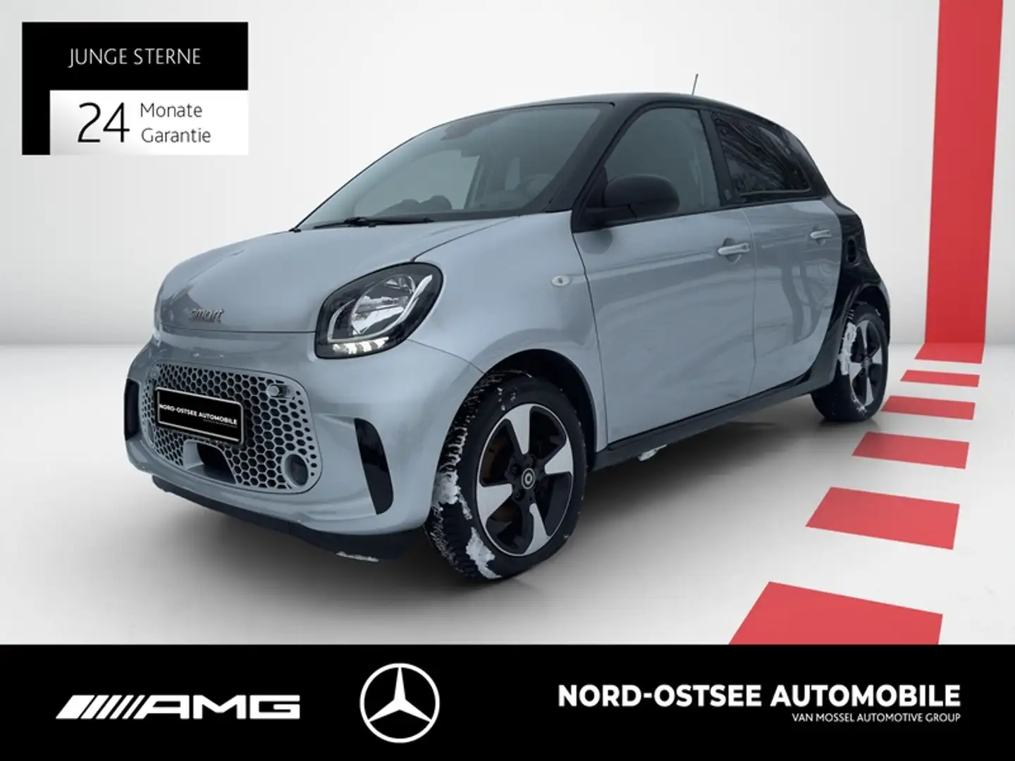 smart forFour EQ PDC HI TEMPOMAT SITZHEIZUNG PASSION Plateado - 1