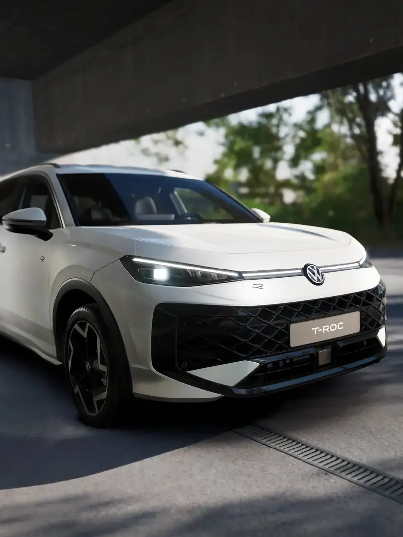 Volkswagen T-Roc R-Line eTSI DSG Weiß - 2
