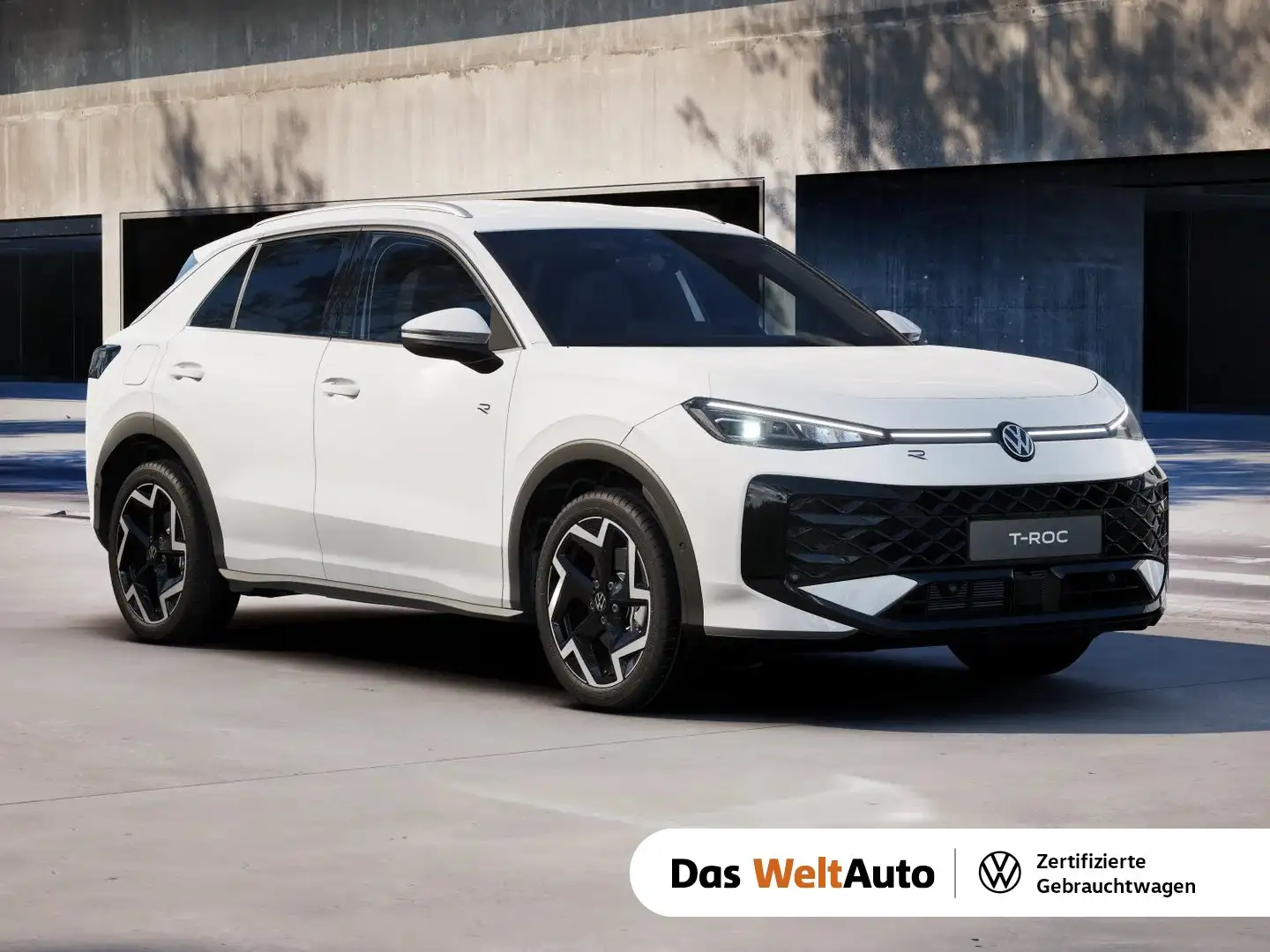 Volkswagen T-Roc R-Line eTSI DSG Weiß - 1