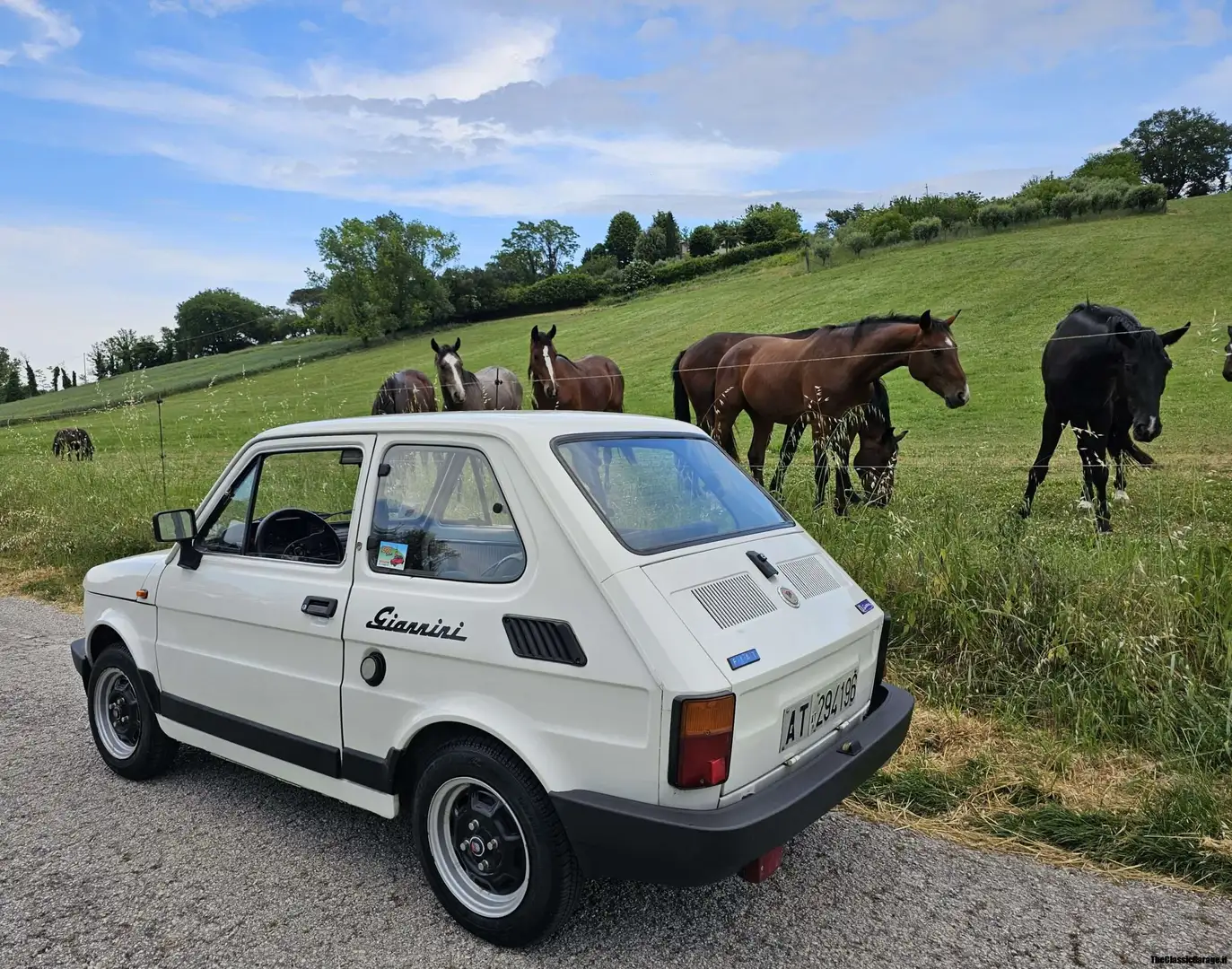 Oldtimer Fiat 126 Giannini 650 GP Weiß - 2
