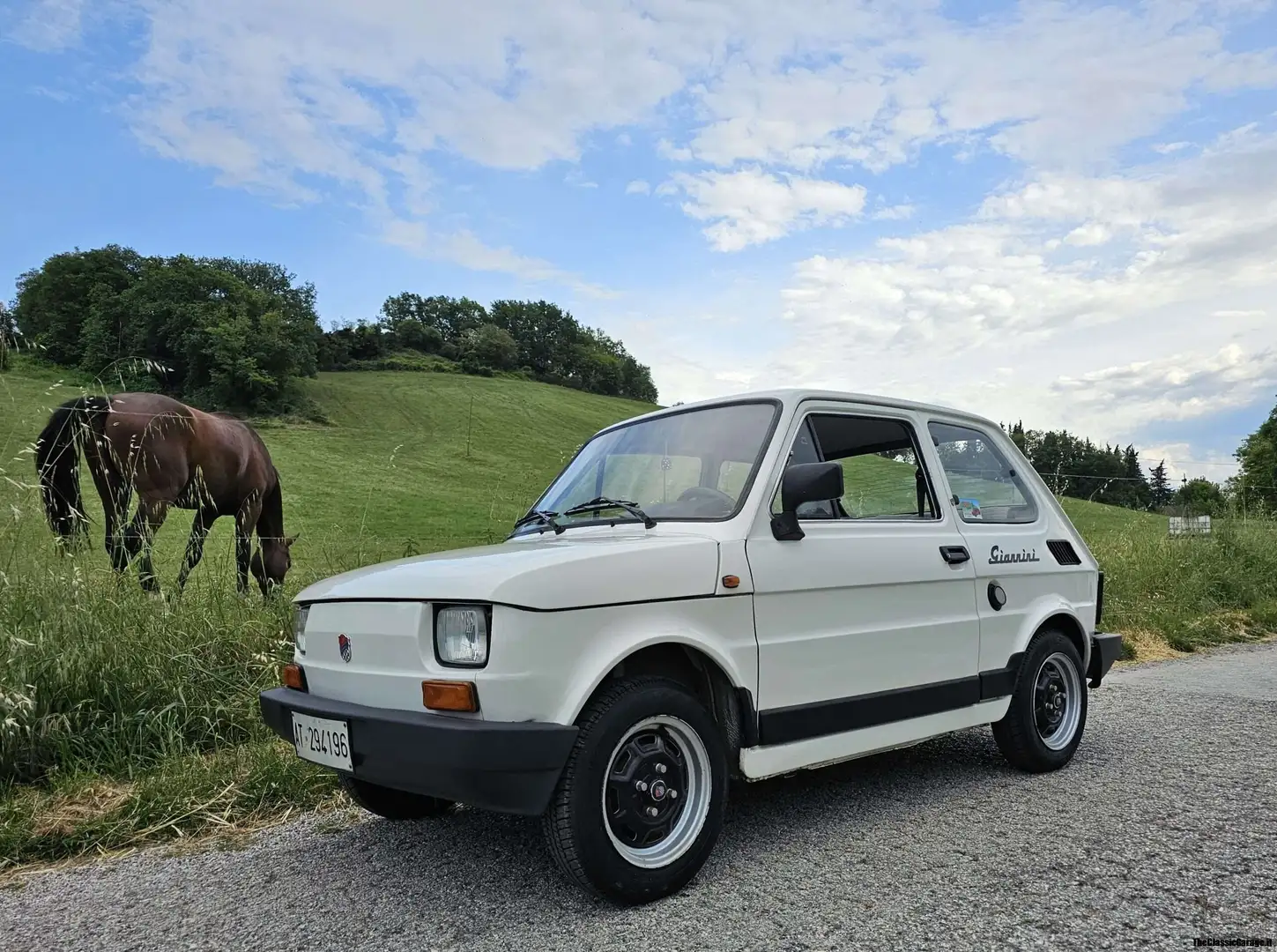 Oldtimer Fiat 126 Giannini 650 GP Weiß - 1