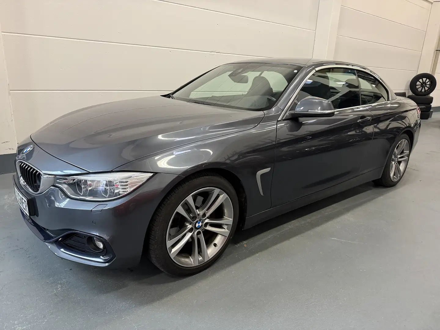 BMW 420 d Cabrio Navi*LED*PDC*Airscarf*Tempomat*Head-UP Grau - 1
