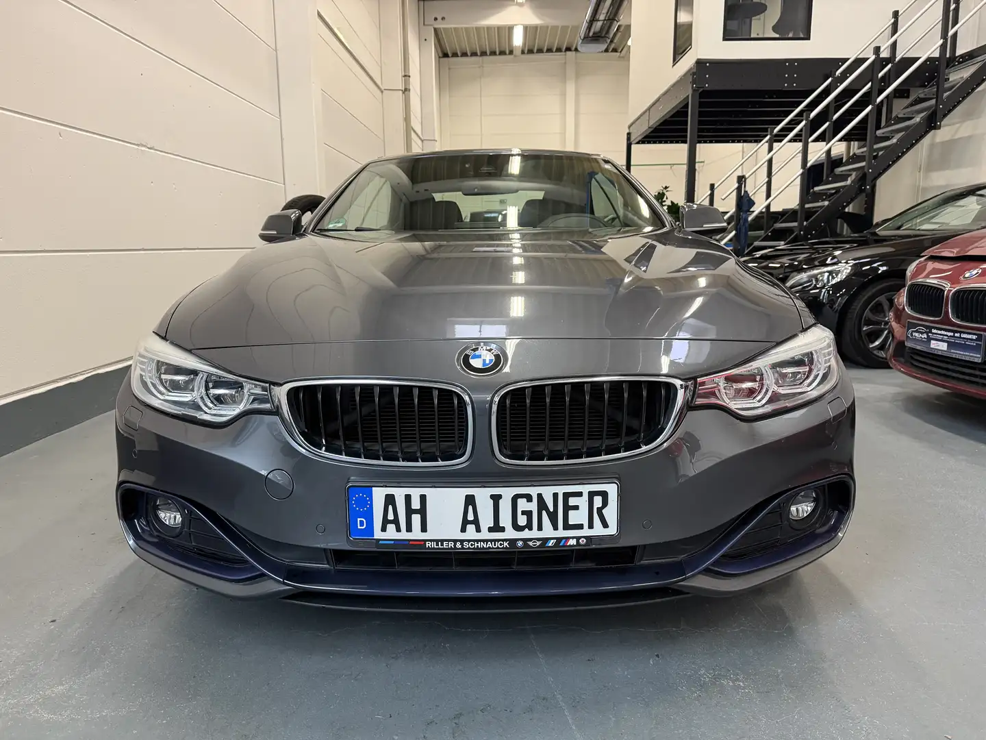 BMW 420 d Cabrio Navi*LED*PDC*Airscarf*Tempomat*Head-UP Grau - 2