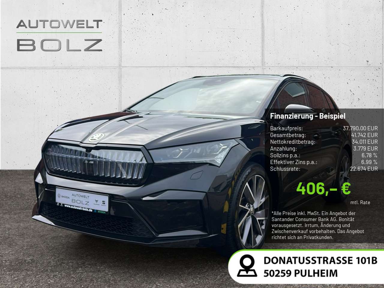 Skoda Enyaq — Skoda Enyaq iV 80x Sportline HUD LED NAVI AHK 360°