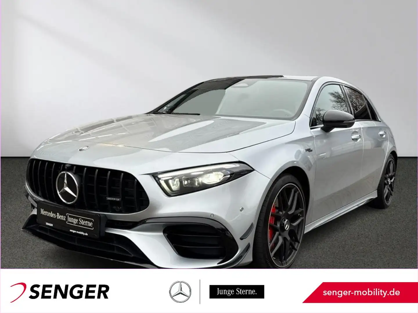 Mercedes-Benz A 45 AMG A 45 S AMG 4M+ Night Pano Driver's Package Aero Silber - 1