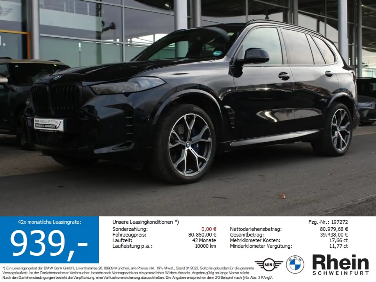 BMW X5 xDrive40i M Sport Glasdach. AHK. Harm/Kard. Černá - 1