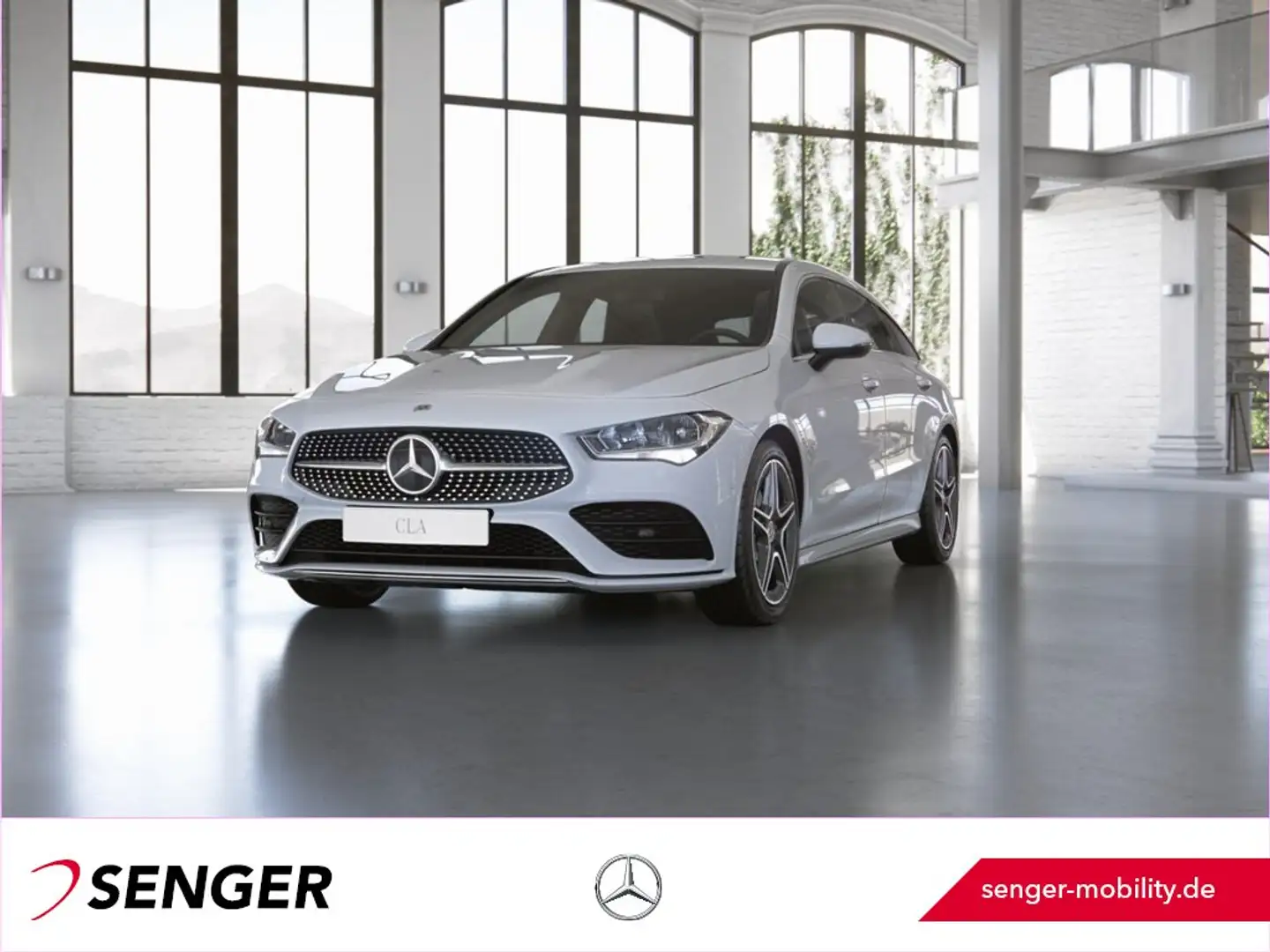Mercedes-Benz CLA 250 e SB AMG Line Sitzheizung DAB MBUX-Navi Weiß - 1