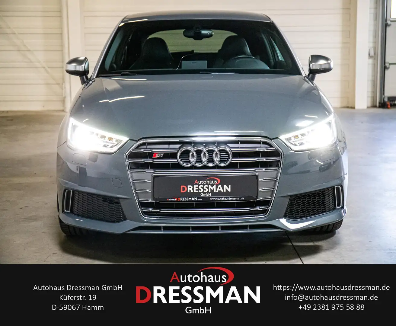 Audi S1 2.0 TFSI quattro BI-XENON LEDER S-SITZE BOSE Grijs - 2