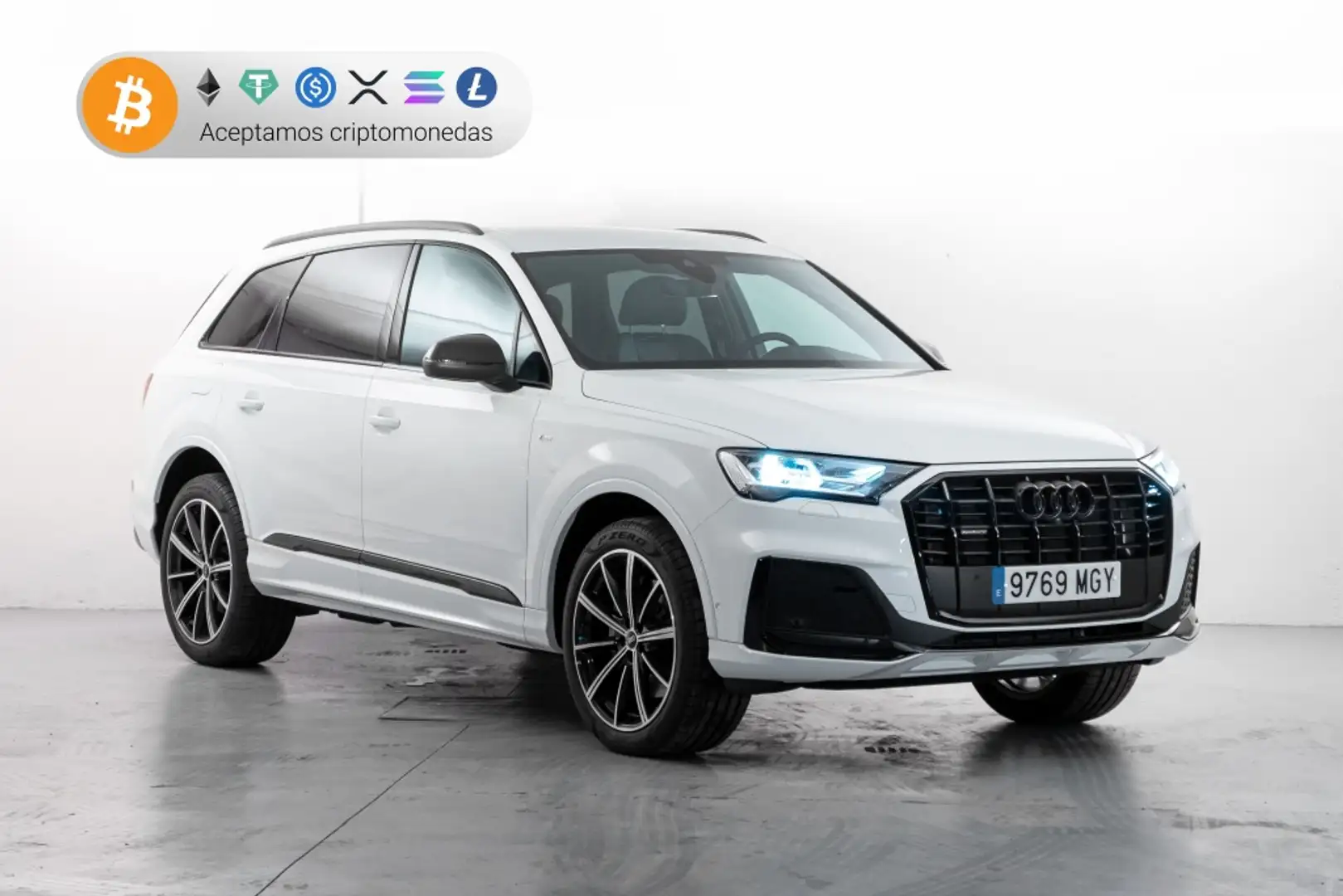 Audi Q7 45 TDI Black line edition quattro Weiß - 1