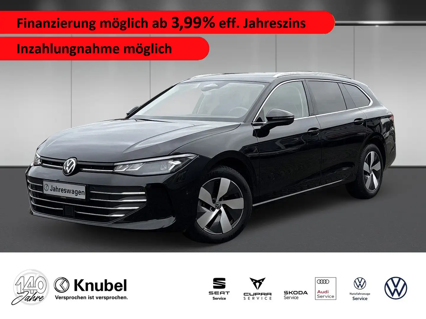 Volkswagen Passat Variant Business 2.0 TDI DSG AHK ACC Navi LED Schwarz - 1