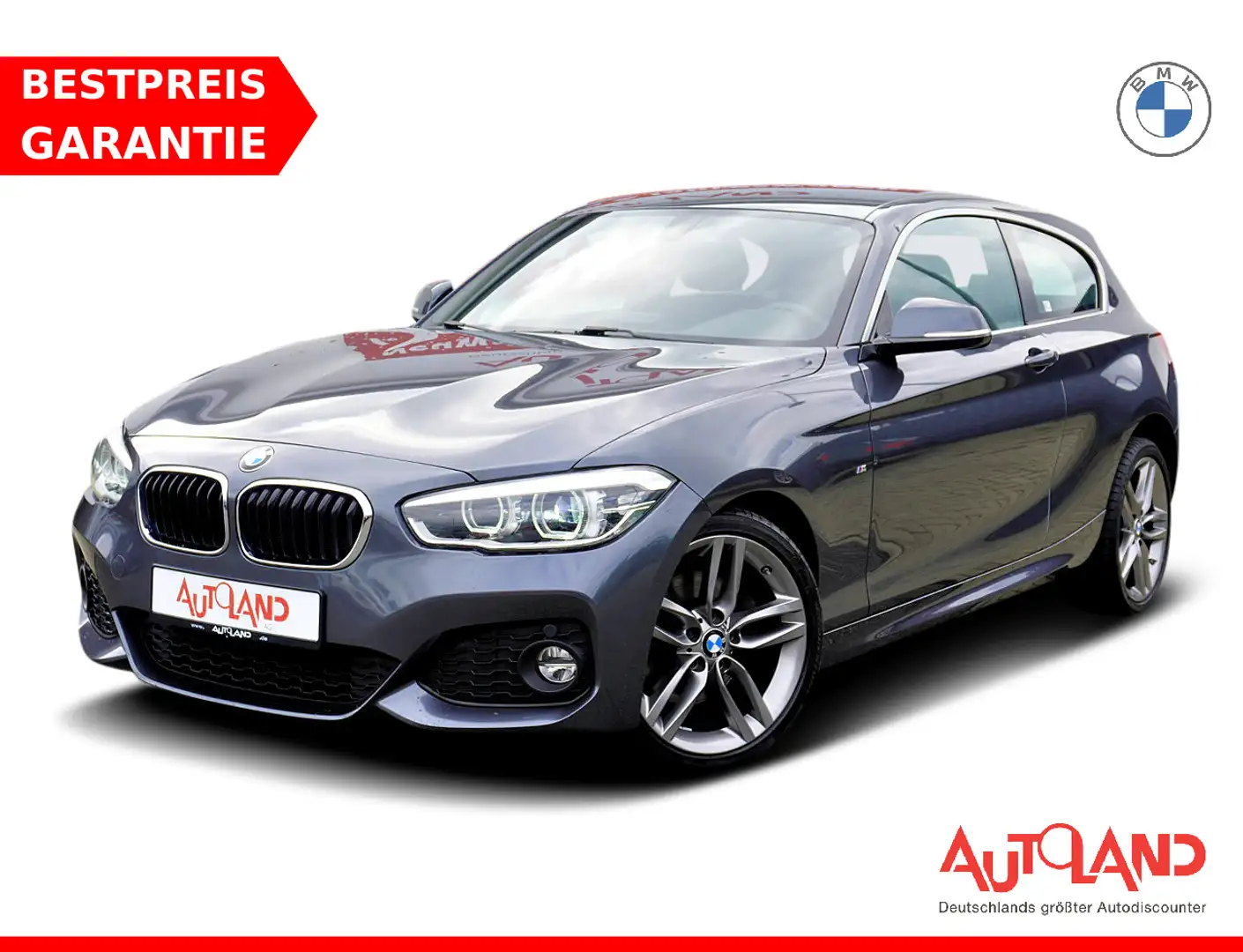 BMW 125 125i M Sport LED Navi PDC Sitzheizung Tempomat Grau - 1