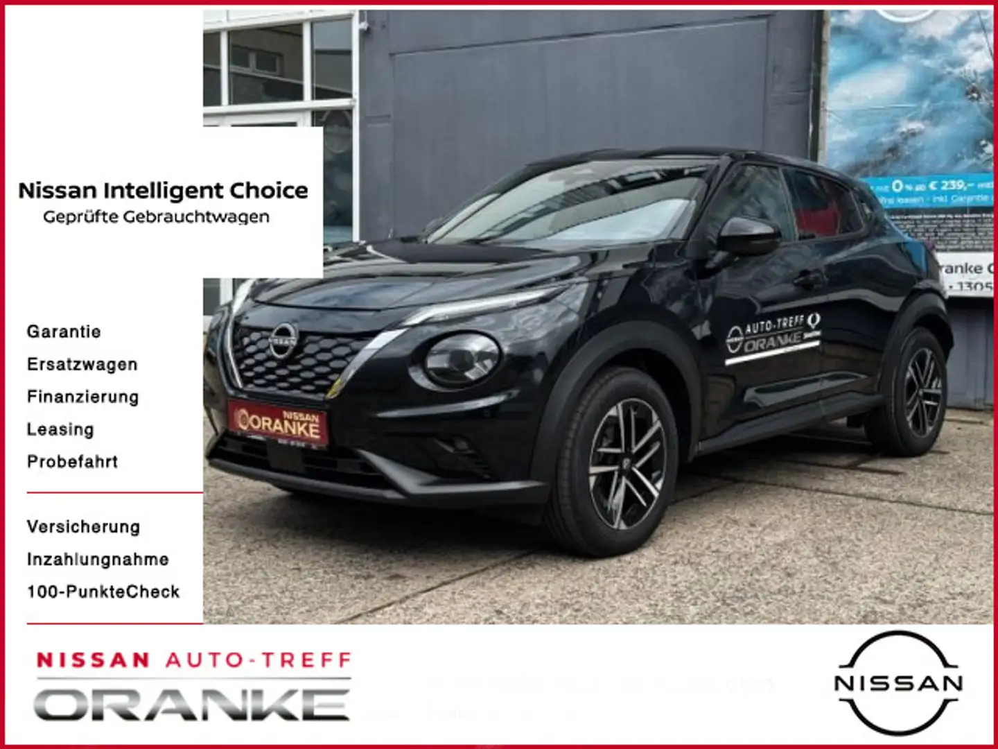 Nissan Juke 1.6 Hybrid N-Connecta WP*Navi*BFS*MJ25 Zwart - 1
