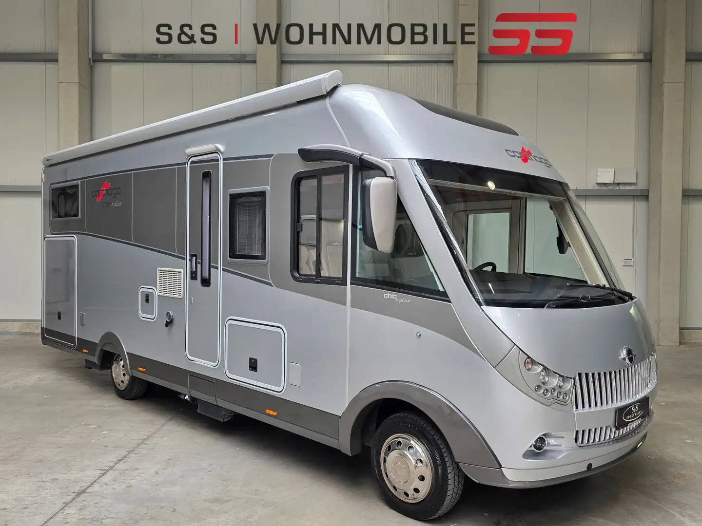 Carthago S-Plus I50*Luft/Hub/Klima/Solar/Markise/Sat* Argent - 1