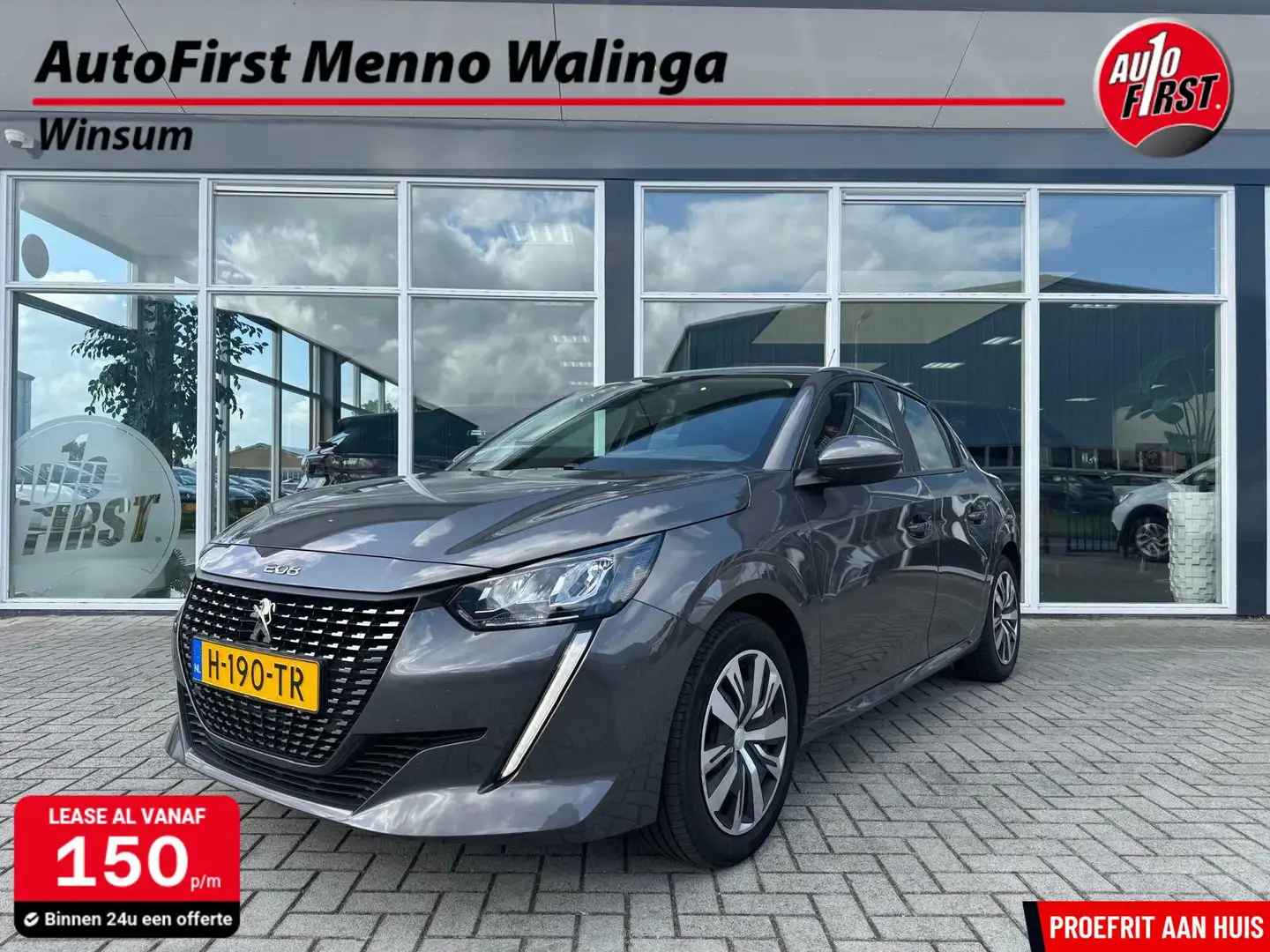 Peugeot 208 1.2 PureTech Active | Navi | Cruise | Airco | Grijs - 1