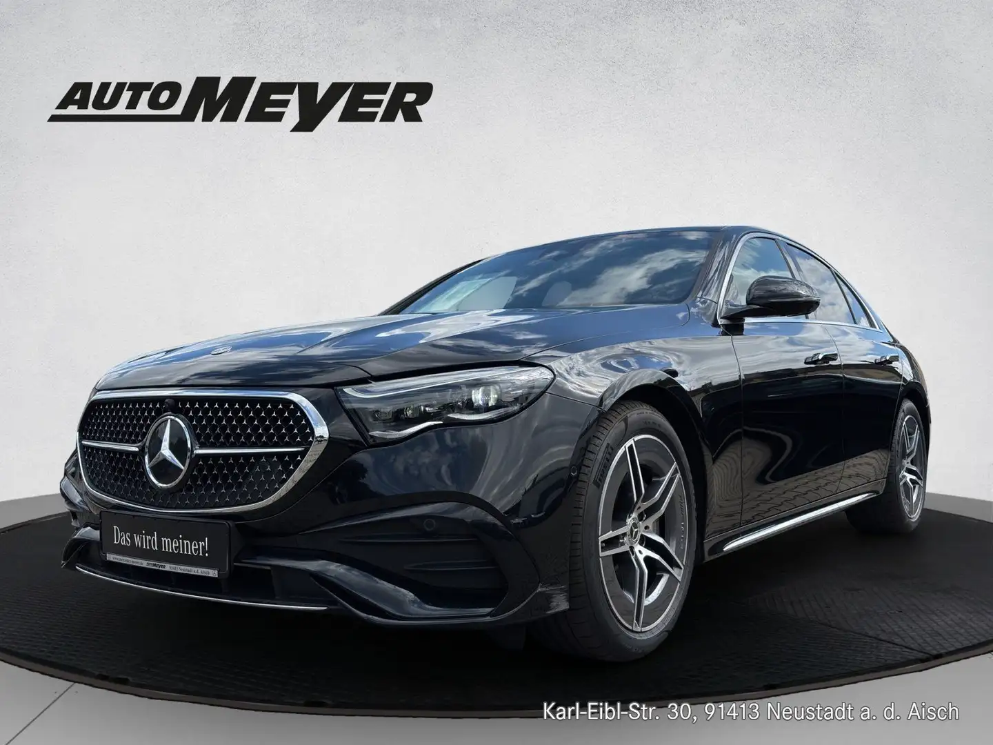 Mercedes-Benz E 450 d 4M AMG ADV+PANO+DISTR+DIGITAL+360+MEMORY Noir - 1