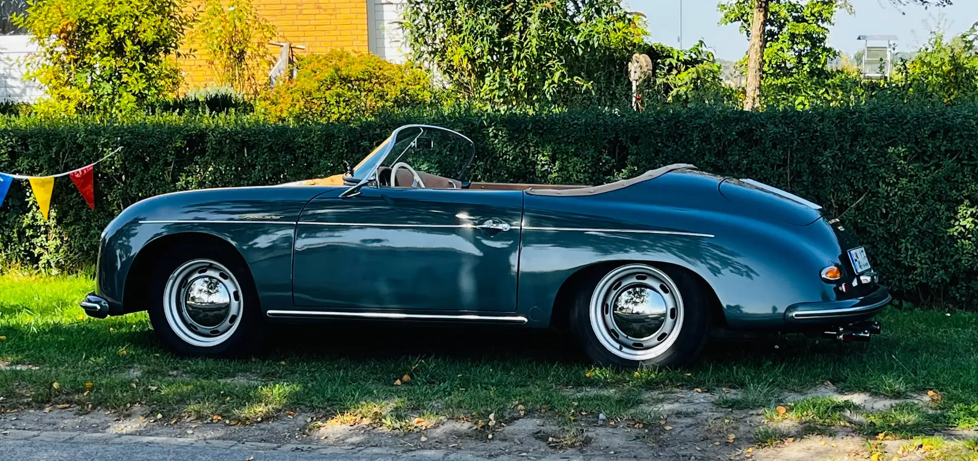 Porsche 356 Speedster Vintage-Replika Bleu - 1