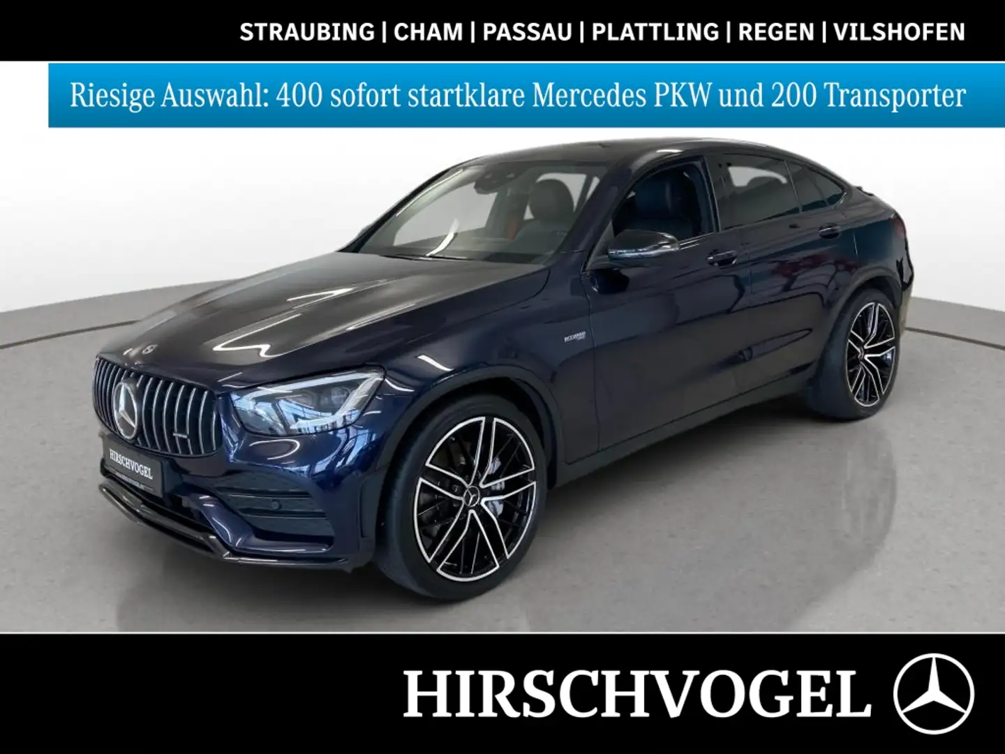 Mercedes-Benz GLC 43 AMG 4M Night+MULTIBEAM+Memory+MBUX+Navi-P Blau - 1