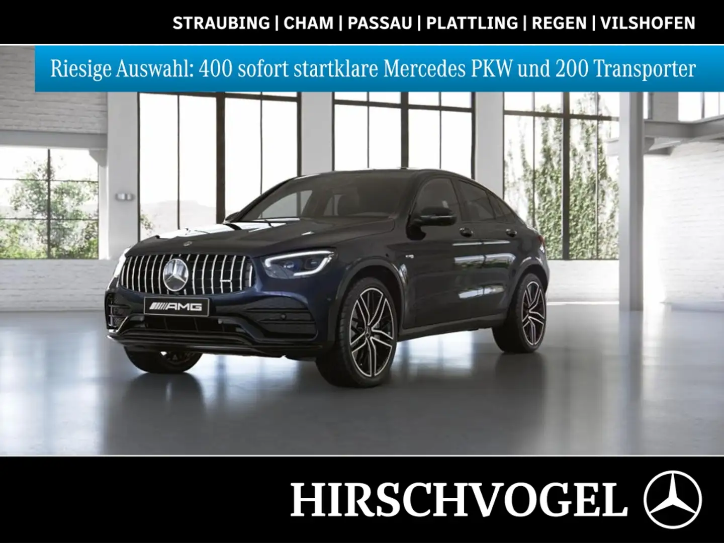 Mercedes-Benz GLC 43 AMG 4M Night+MULTIBEAM+Memory+MBUX+Navi-P Blau - 1