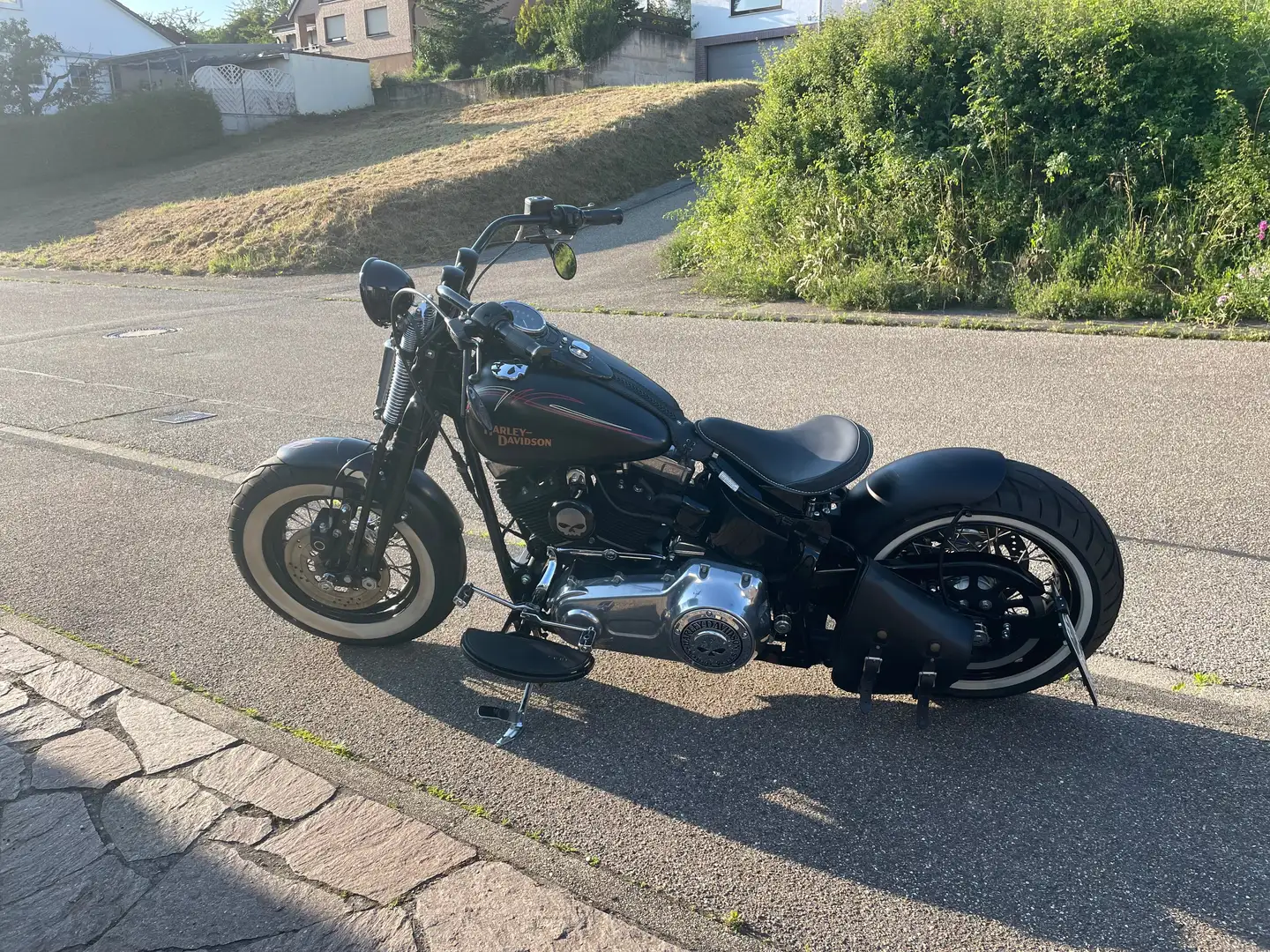 Harley-Davidson Softail FLSTSB Cross Bones Negro - 2