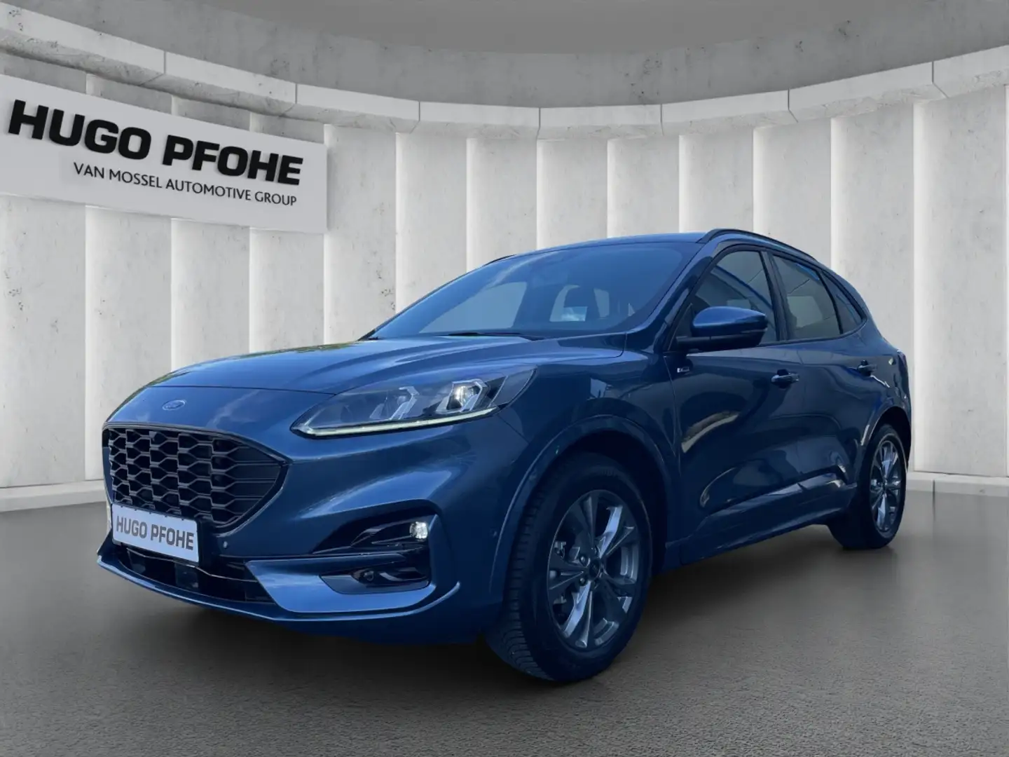 Ford Kuga ST-Line AHK ACC KAM NAVI LED WI-PKT Blauw - 1