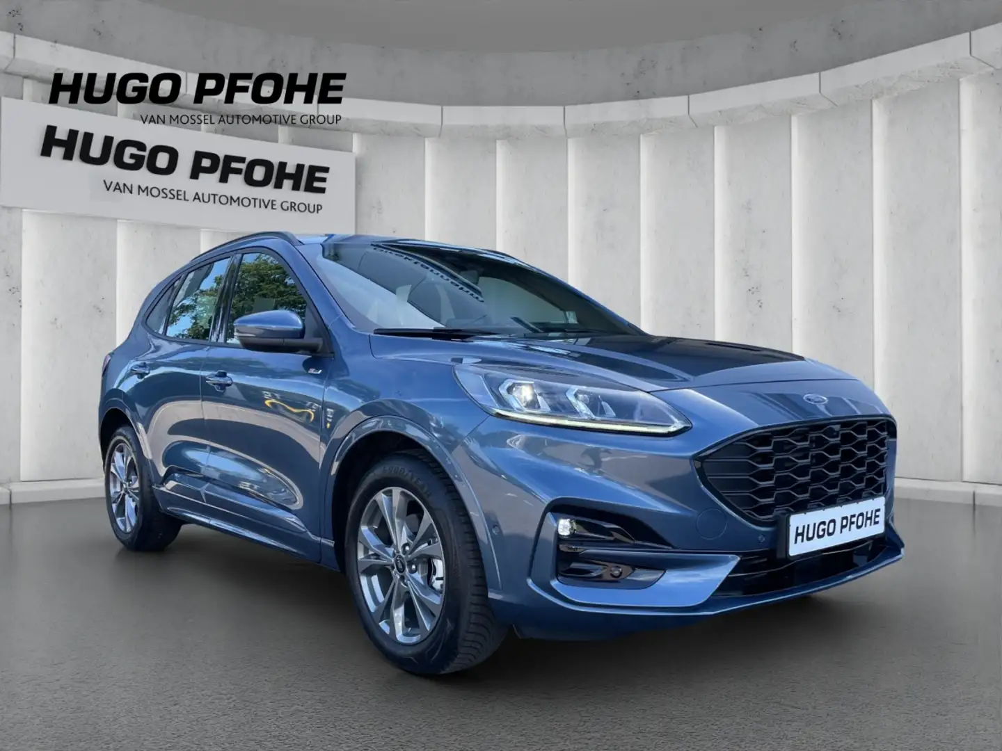 Ford Kuga ST-Line AHK ACC KAM NAVI LED WI-PKT Blauw - 2