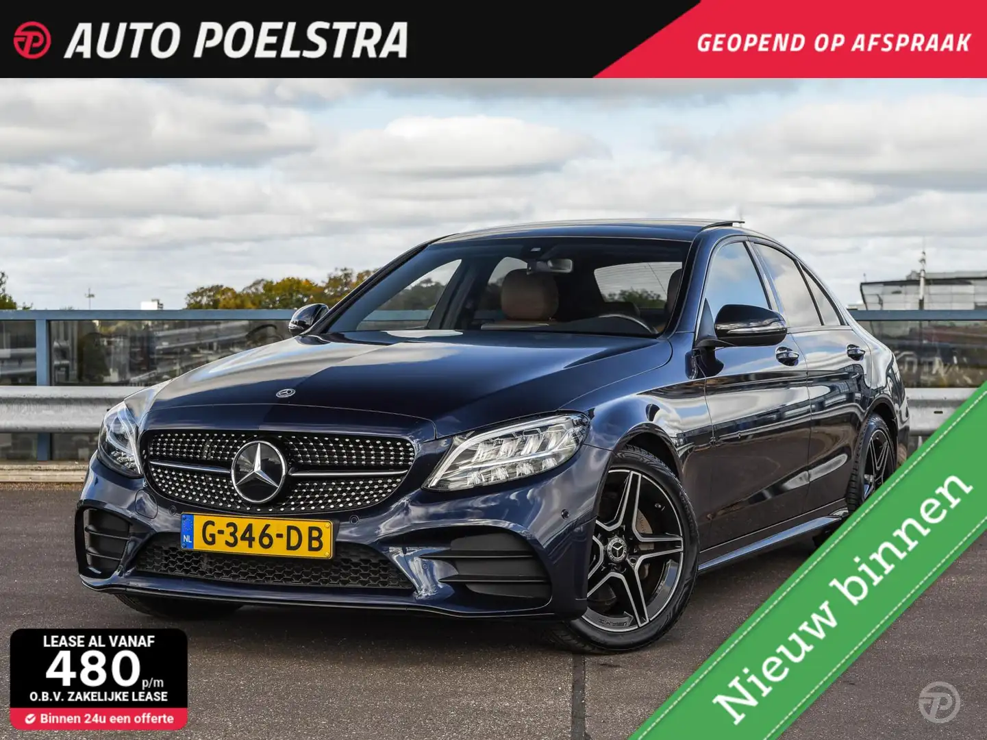 Mercedes-Benz C 160 Business Solution AMG Bleu - 1