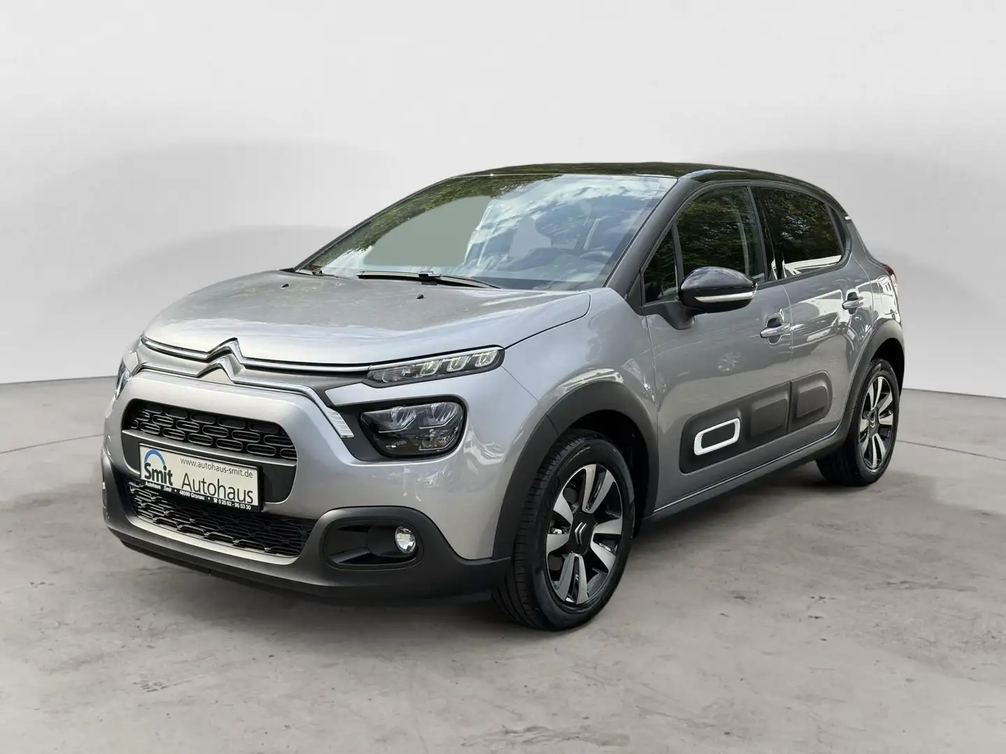 Citroen C3 C3 1.2 Shine*Navi*LED*APP*PDC*Lederlenkrad*DAB+ Grau - 1