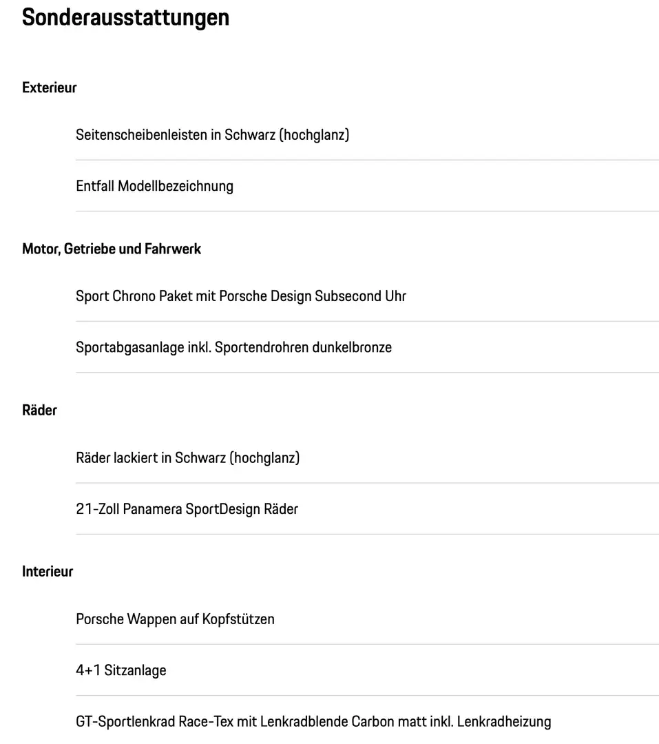 Porsche Panamera 4 E-Hybrid neues Modell viele Extras auch andere k Blanc - 2