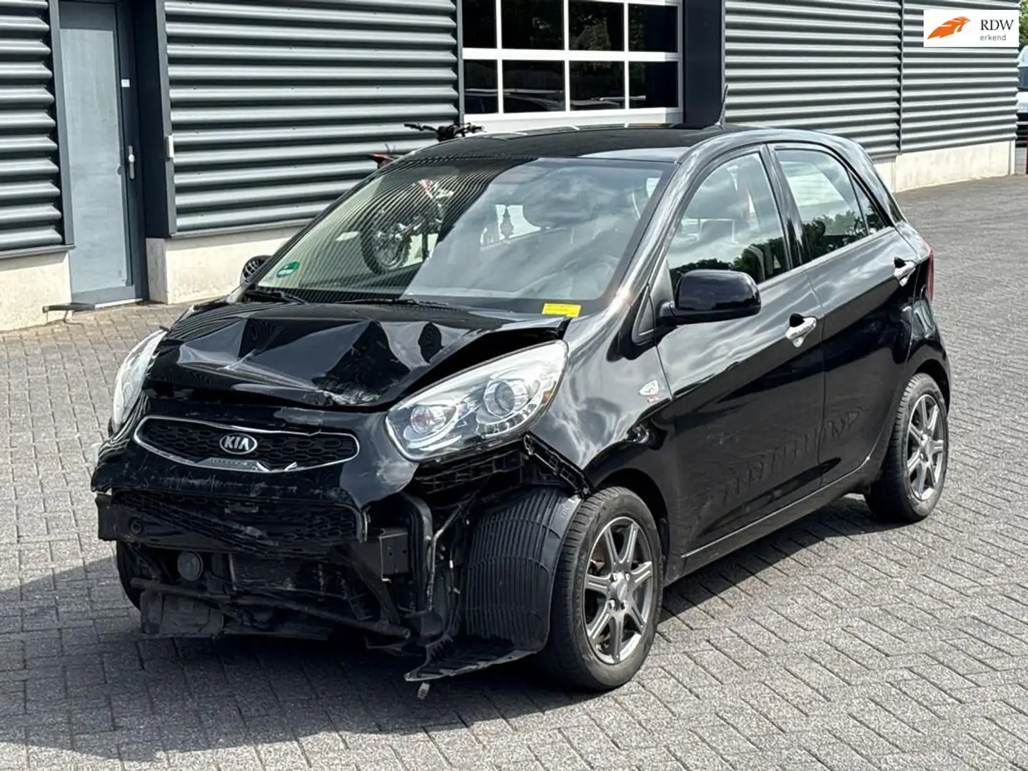 Kia Picanto 1.0 CVVT DynmicLine, Clima, LED Zwart - 1