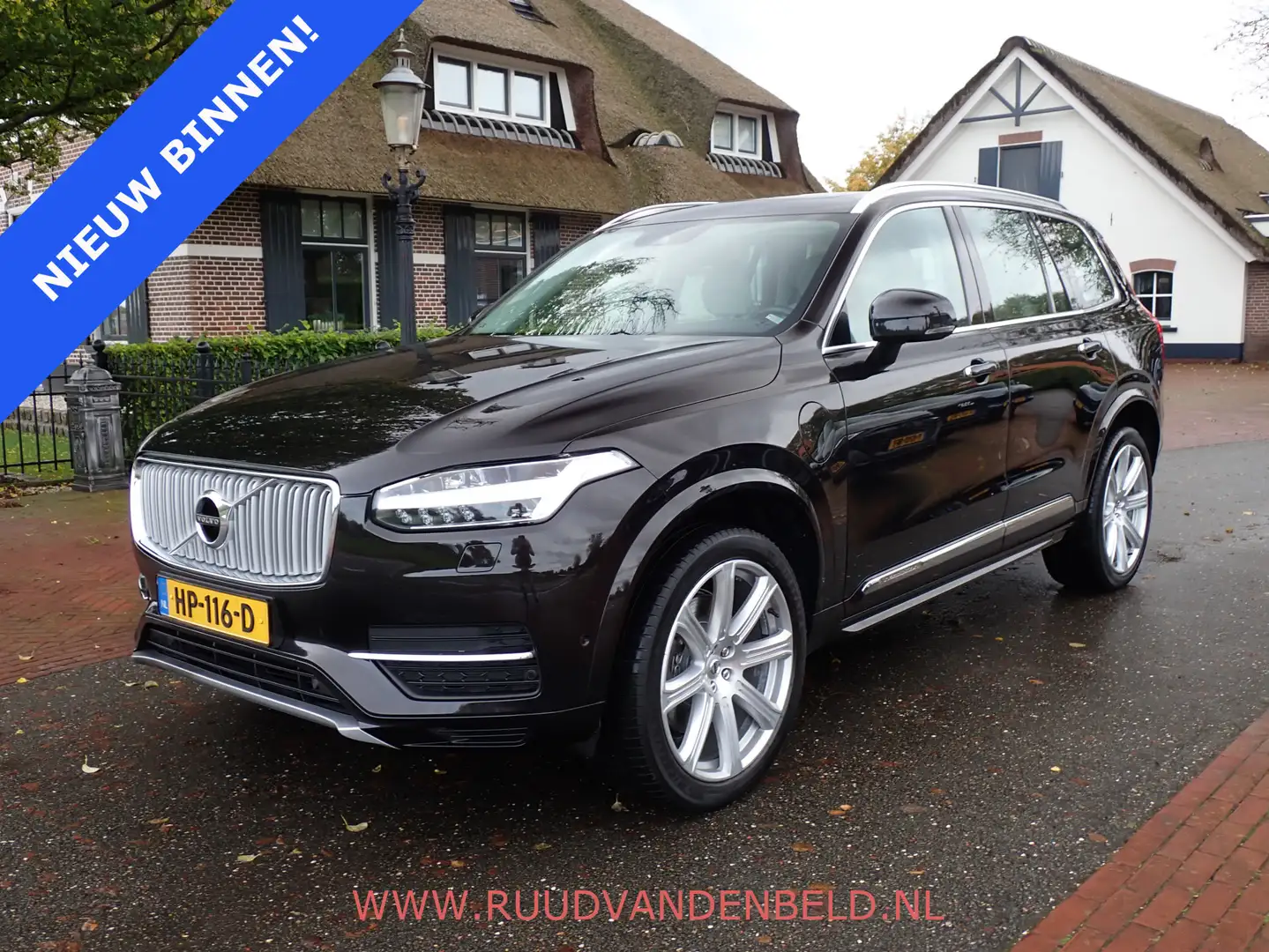 Volvo XC90 T8 AWD Inscription 7-PERS 21''/SPORTLEER+VENTILATI Negro - 1