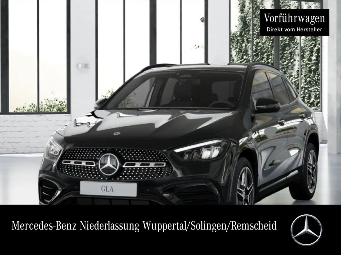 Mercedes-Benz GLA 180 AMG+NIGHT+PANO+AHK+LED+KAMERA+19"+TOTW+7G Schwarz - 1