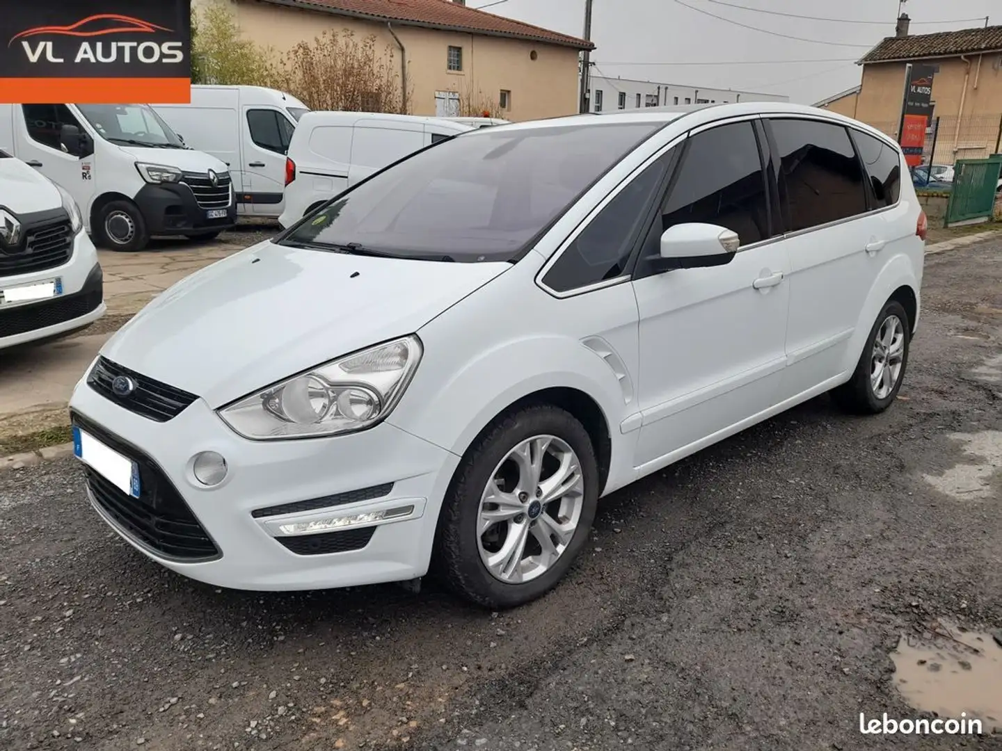 Ford S-Max 2.0 TDCi 140ch 7 places Titanium GPS Blanc - 2