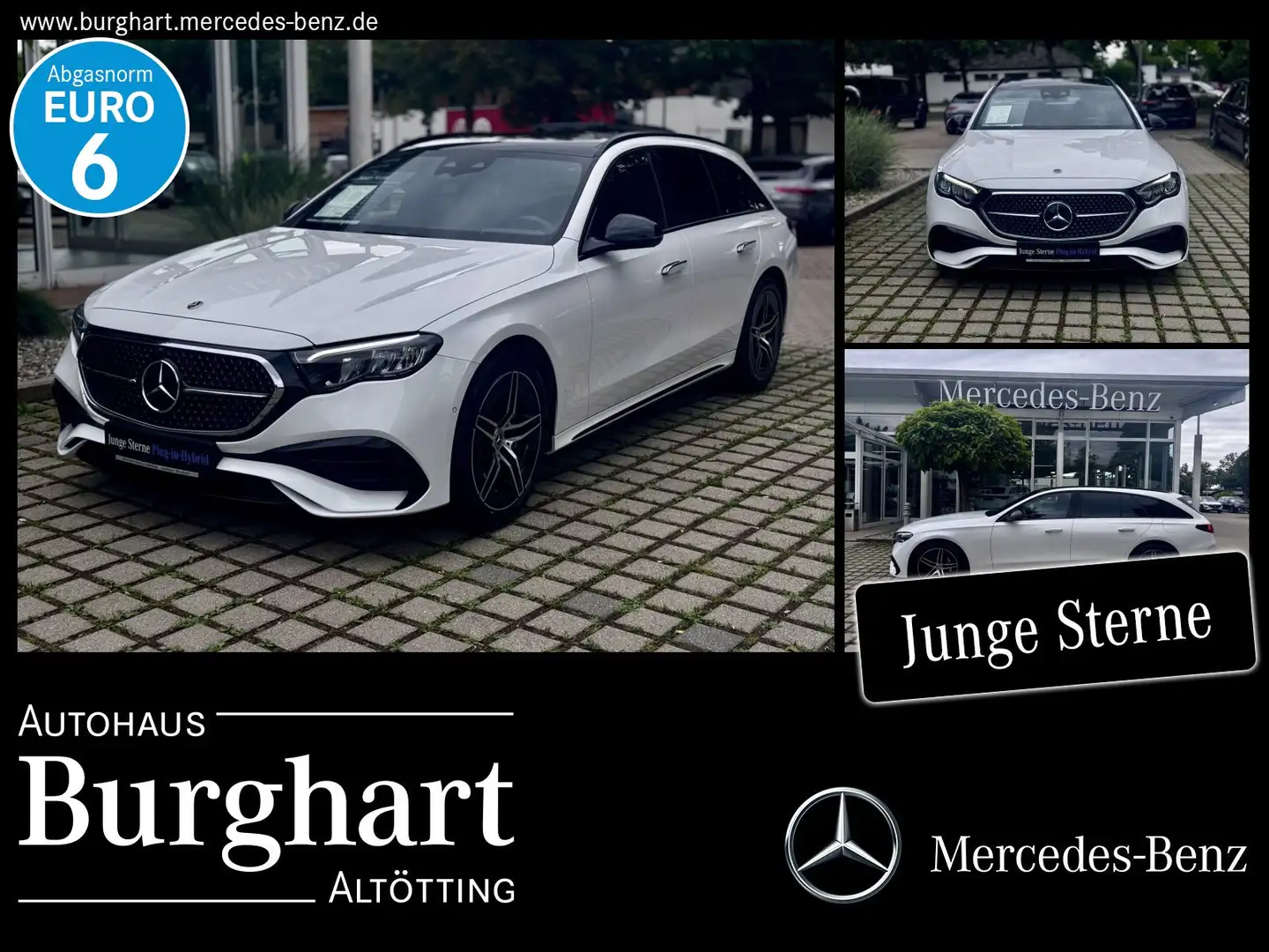Mercedes-Benz E 300 E 300 T e AMG Line Advanced/Airmatic/Fahrassist Blanc - 1
