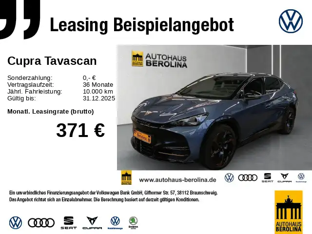 CUPRA Tavascan Endurance *MATRIX*HuD*R-CAM*WärmeP*SHZ*