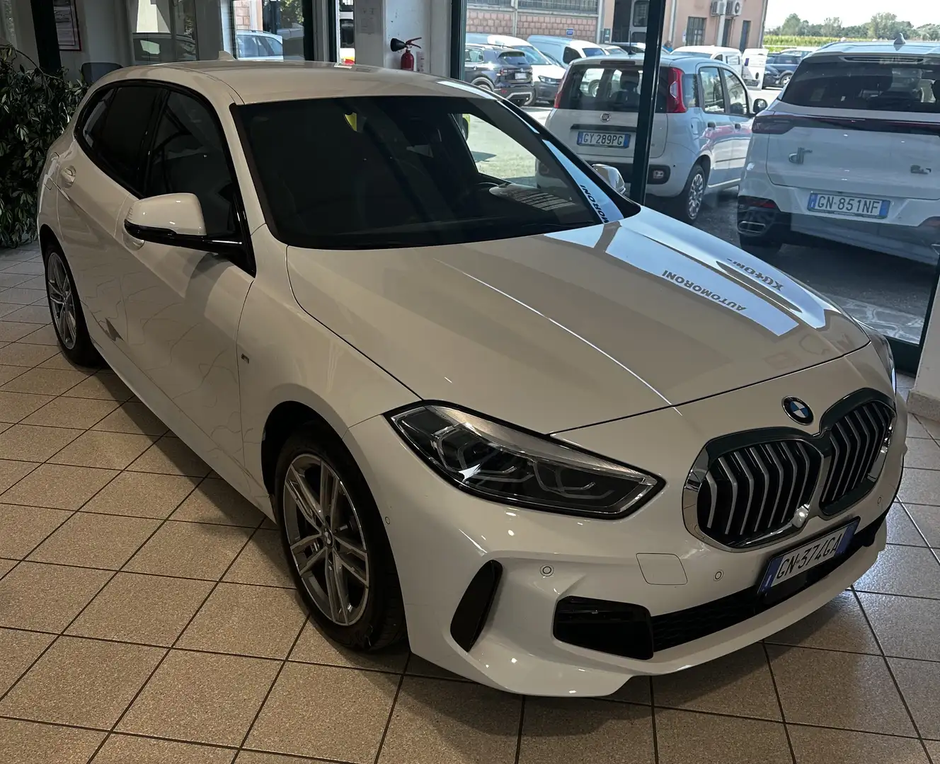 BMW 116 Serie 1 F40 116i Msport auto Bianco - 1