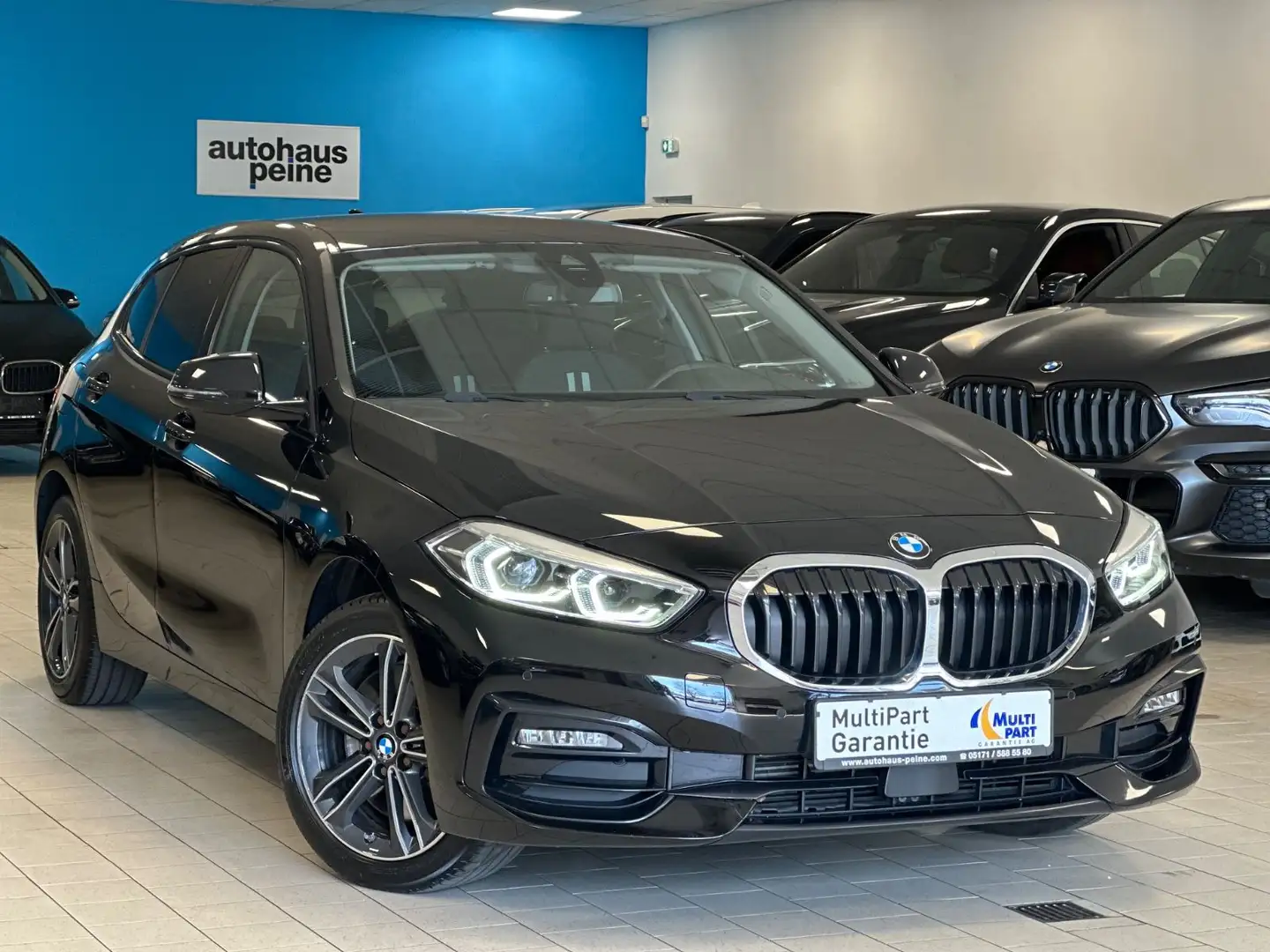 BMW 120 d/Aut/LCPProf/Navi/LED/Temp/HIFI/SportLine Schwarz - 1