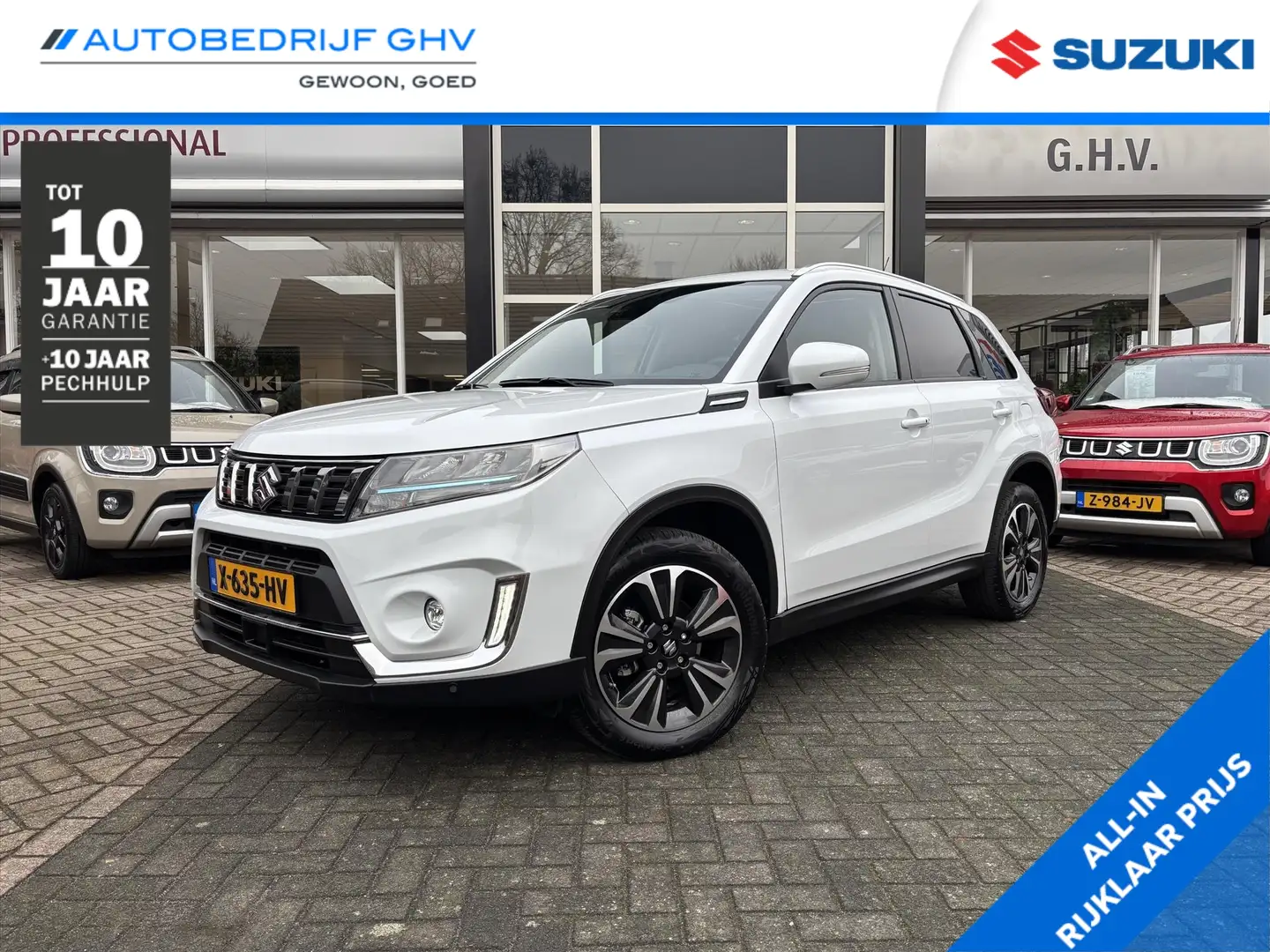 Suzuki Vitara 1.5 Hybrid 115pk Automaat Style | Panoramadak | Weiß - 1